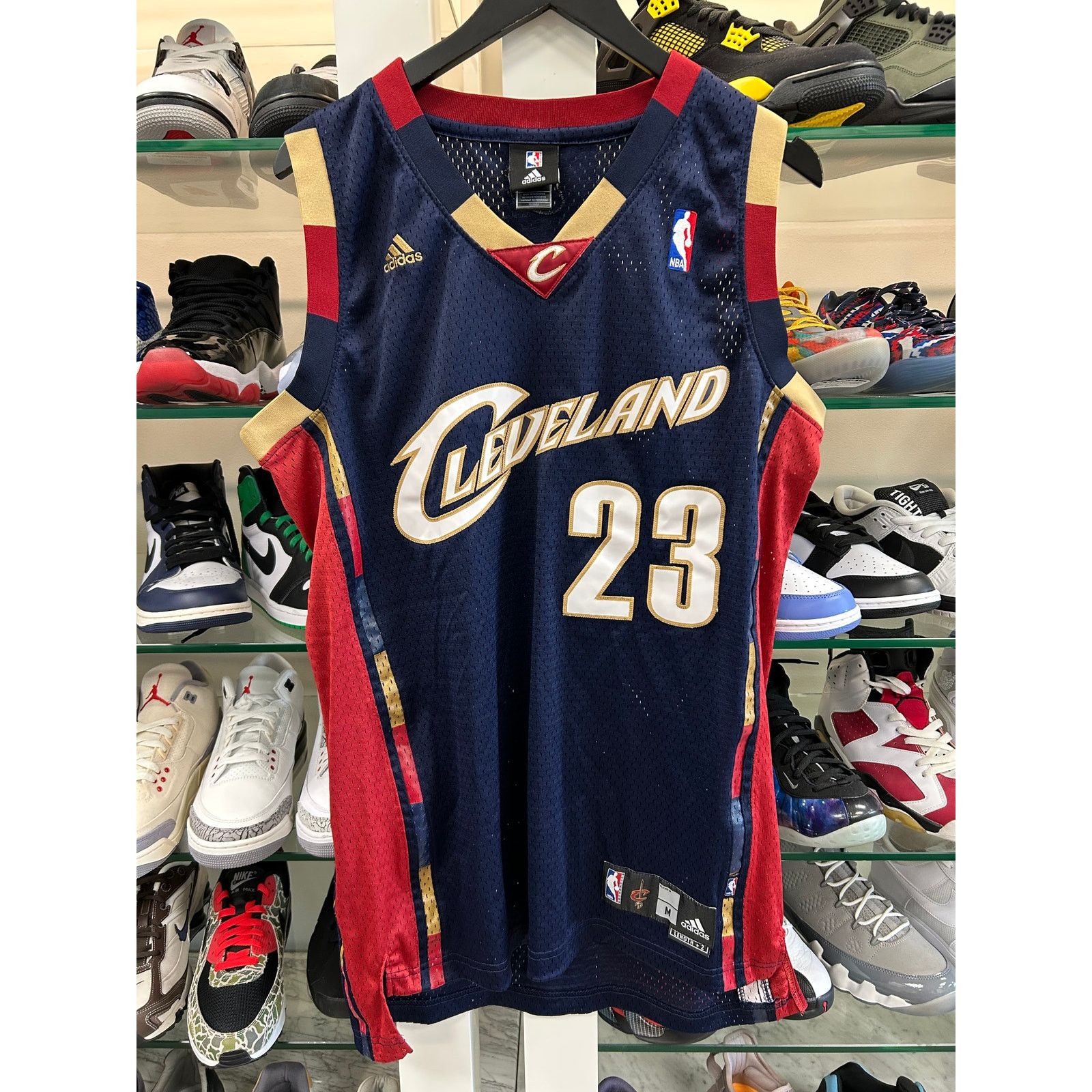 Adidas LeBron James Cleveland Cavaliers Adidas Swingman Jersey Size US M / EU 48-50 / 2 - 1 Thumbnail