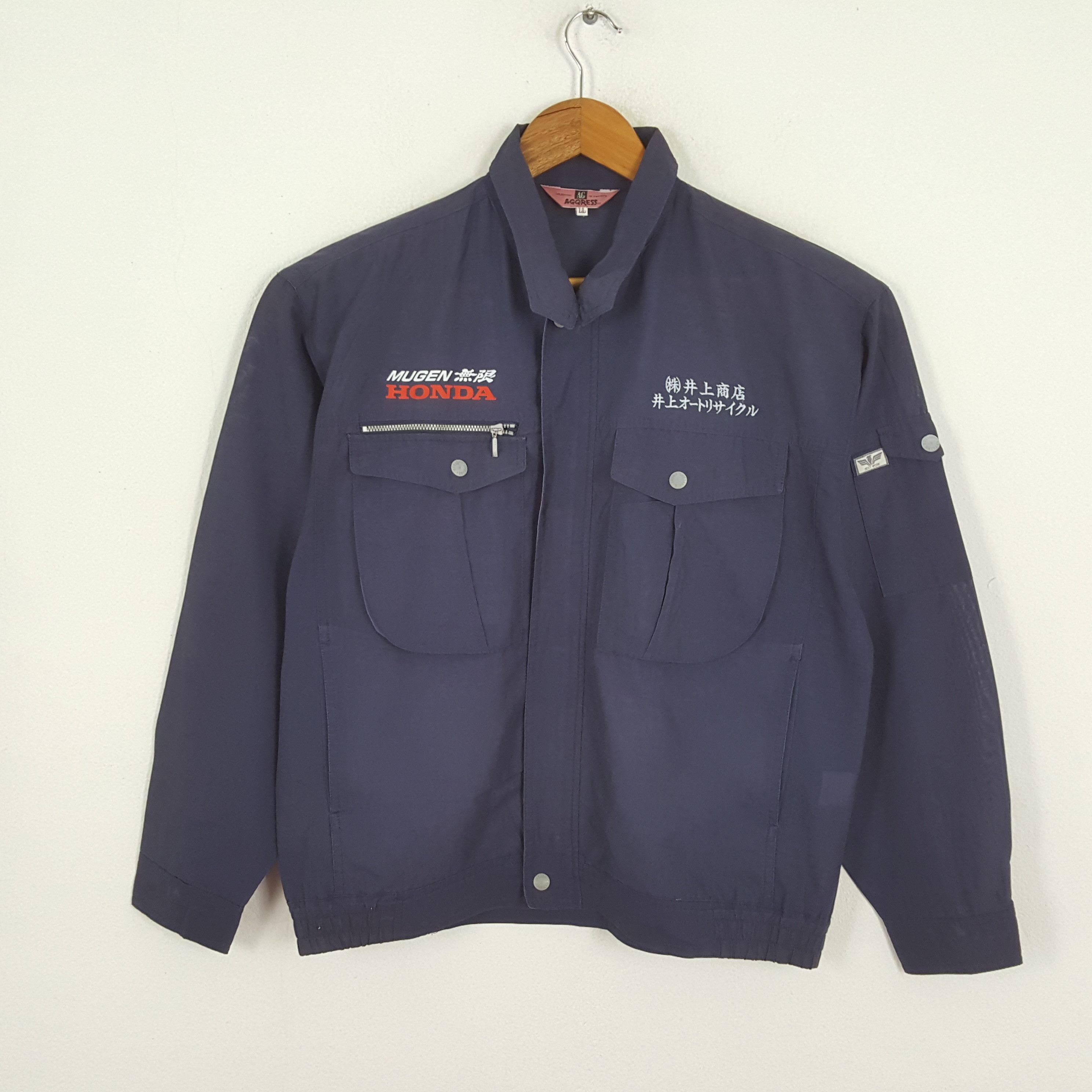 Honda × Vintage Vintage MUGEN HONDA Japanese Racing Team Custom Jacket Size US L / EU 52-54 / 3 - 3 Thumbnail