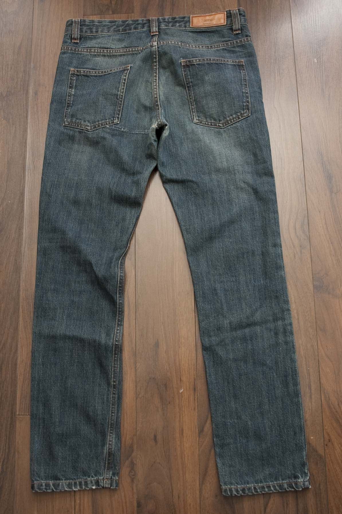 AMI Alexandre Mattiussi AMI Jeans Distressed Size 30x29.5 Blue Size US 30 / EU 46 - 2 Thumbnail
