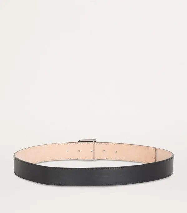 Balmain o1s1wg111225 Size:OS/Leather B Logo Belt in Black Size ONE SIZE - 4 Thumbnail