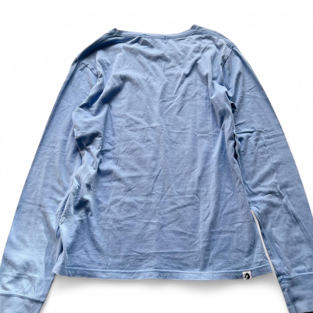 Hysteric Glamour Hysteric Glamour - Nude Light Blue Sleeve Thin Sweatshirt Size M / US 6-8 / IT 42-44 - 9 Thumbnail