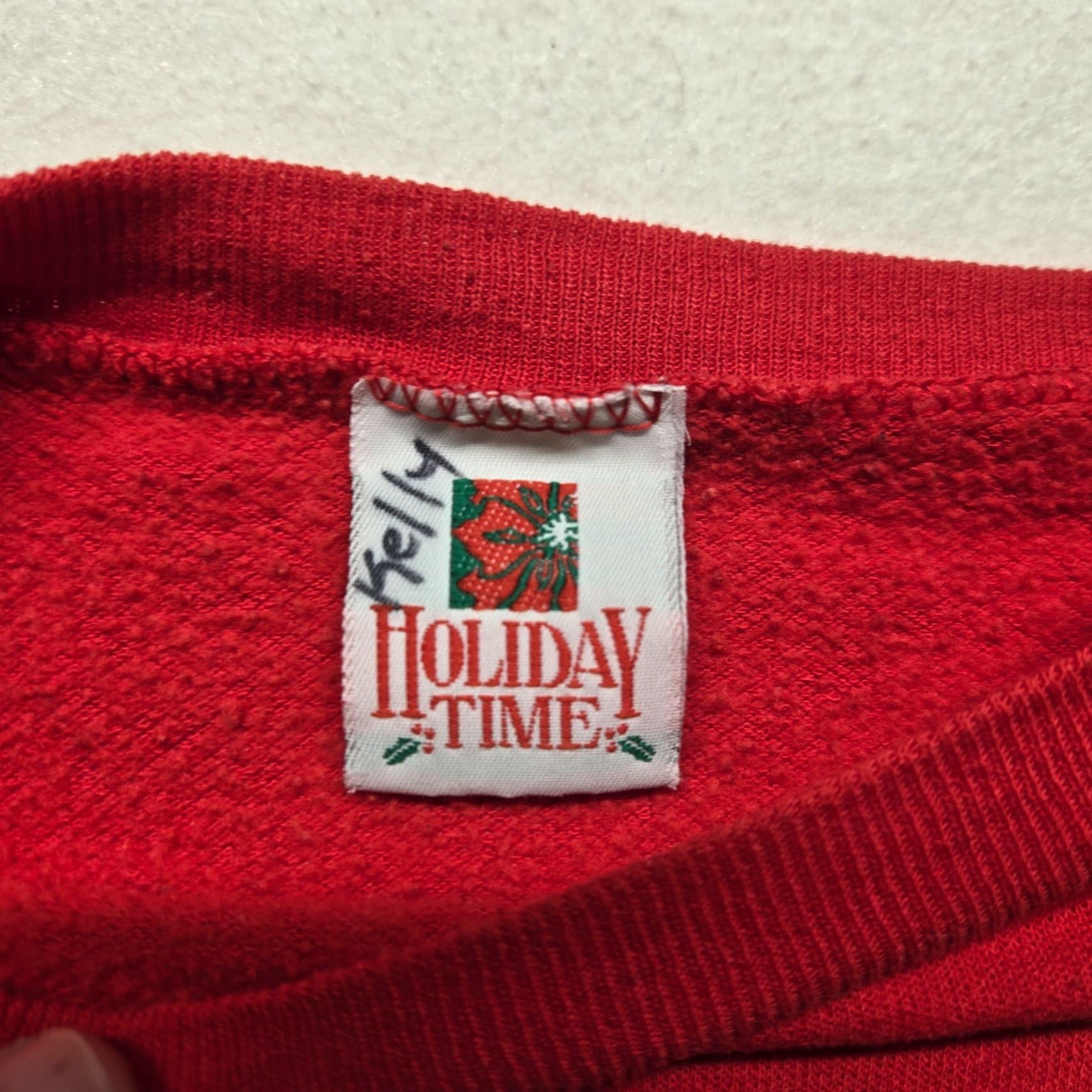 Vintage VINTAGE Holiday Time Sweater Shirt Women M Red Embroidered Santa Bear Christmas 90s Pullover Long Sleeve Adult Women Size M / US 6-8 / IT 42-44 - 3 Thumbnail