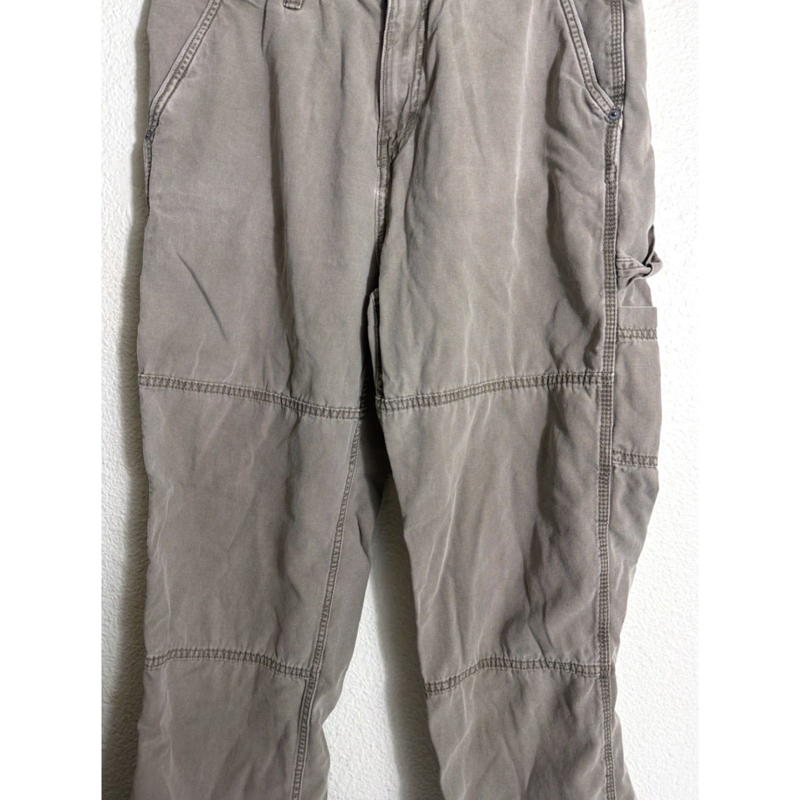Vintage Aéropostale Carpenter Straight Pants Mens Size 34x30 Olive Green Utility Gray 34 30 Pants Mens Size US 34 / EU 50 - 3 Thumbnail