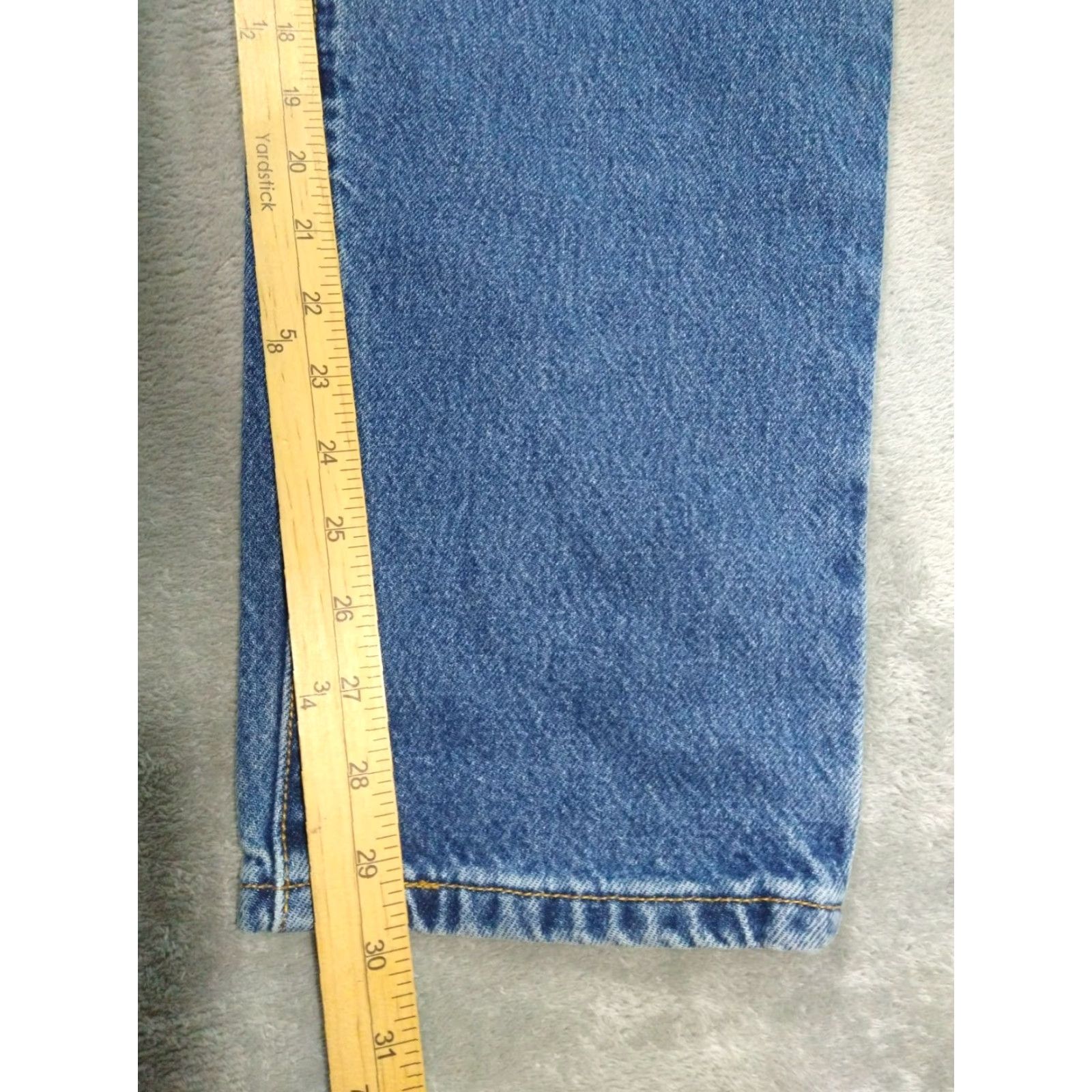 Levi's VINTAGE Levi's 550 Jeans Womens 16 Blue Denim High Rise Relaxed Fit Taper Leg Mom Size 38" / US 16 / IT 52 - 5 Thumbnail