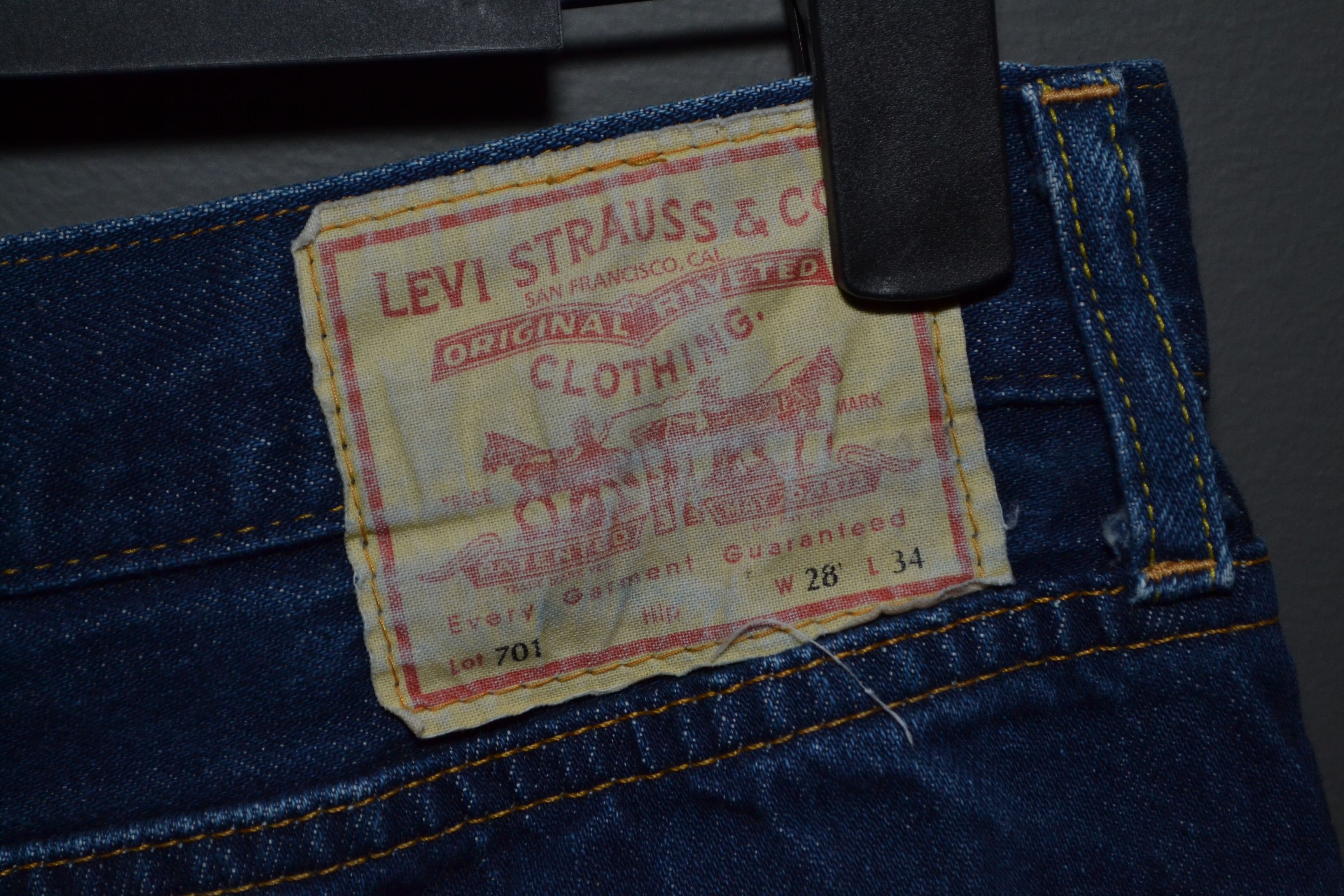 Levi's Levi's Big E Women's 701 Selvedge Jeans LVC 28 Size Size 28" / US 6 / IT 42 - 3 Thumbnail