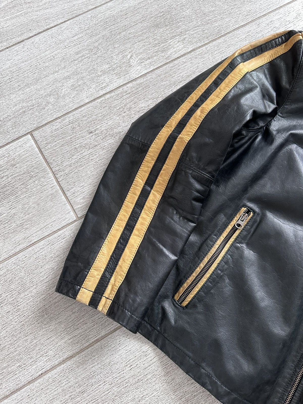 Avant Garde × Leather Jacket × Racing Vintage Y2K Jake's