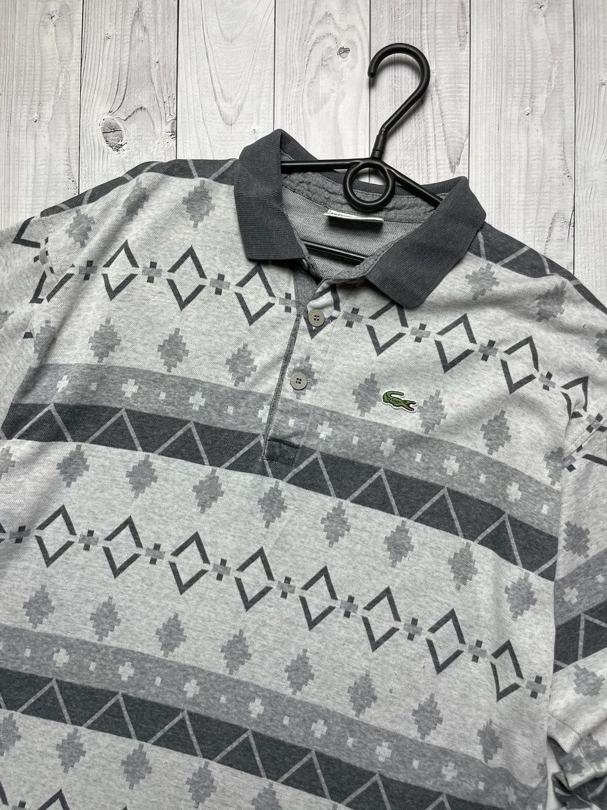 Lacoste Lacoste vintage long sleeve rugby shirt size XL Size US XL / EU 56 / 4 - 2 Thumbnail