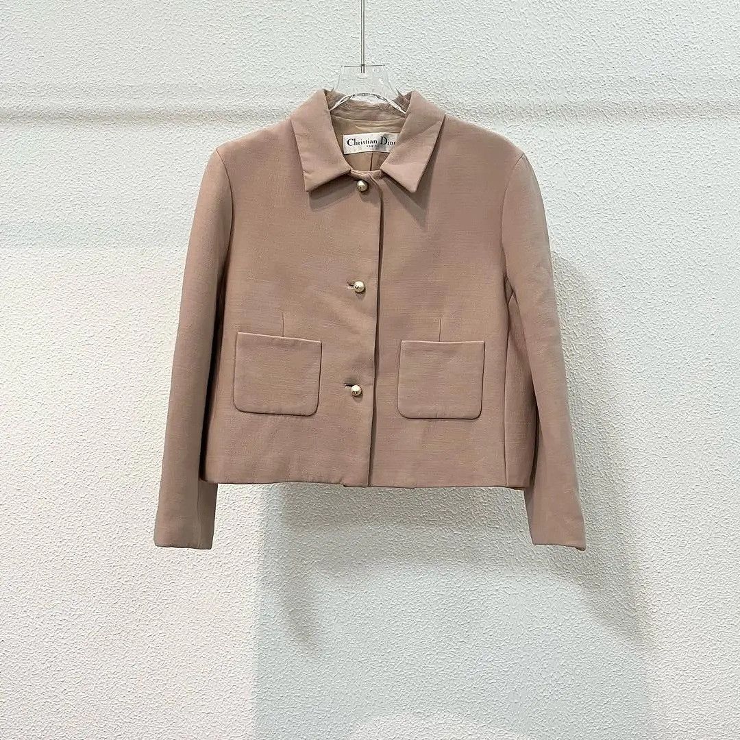 Dior Dior Wool Silk Blend Jacket Size 40 Size M / US 6-8 / IT 42-44 - 1 Thumbnail
