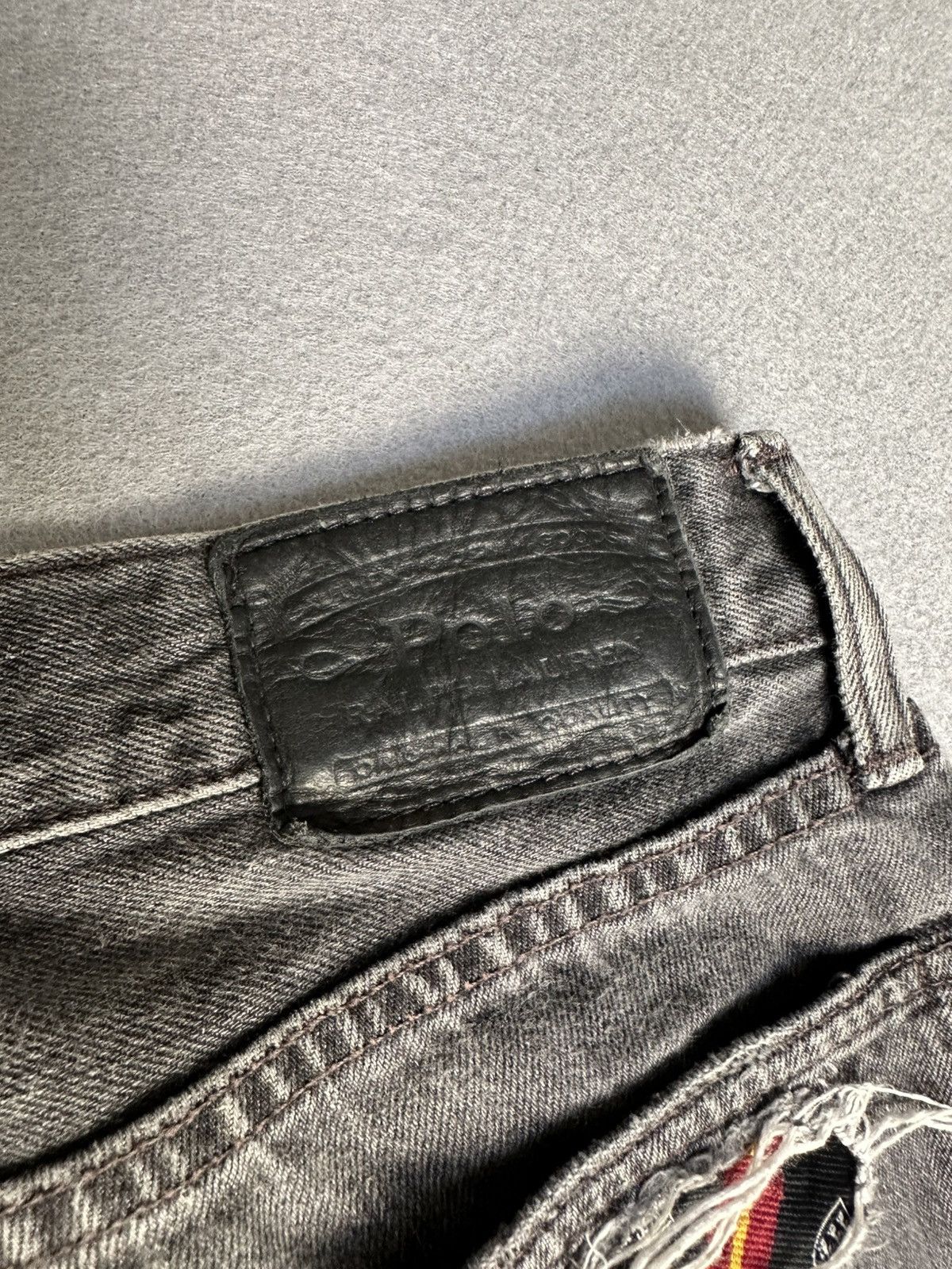 Polo Ralph Lauren Polo Ralph Lauren Patchwork Distressed Denim Size US 32 / EU 48 - 18 Thumbnail