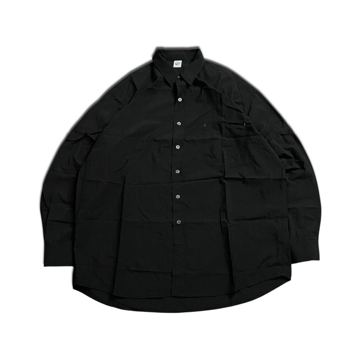 Comme des Garcons Partimento a blank nylon button up shirt Size US XL / EU 56 / 4 - 1 Thumbnail