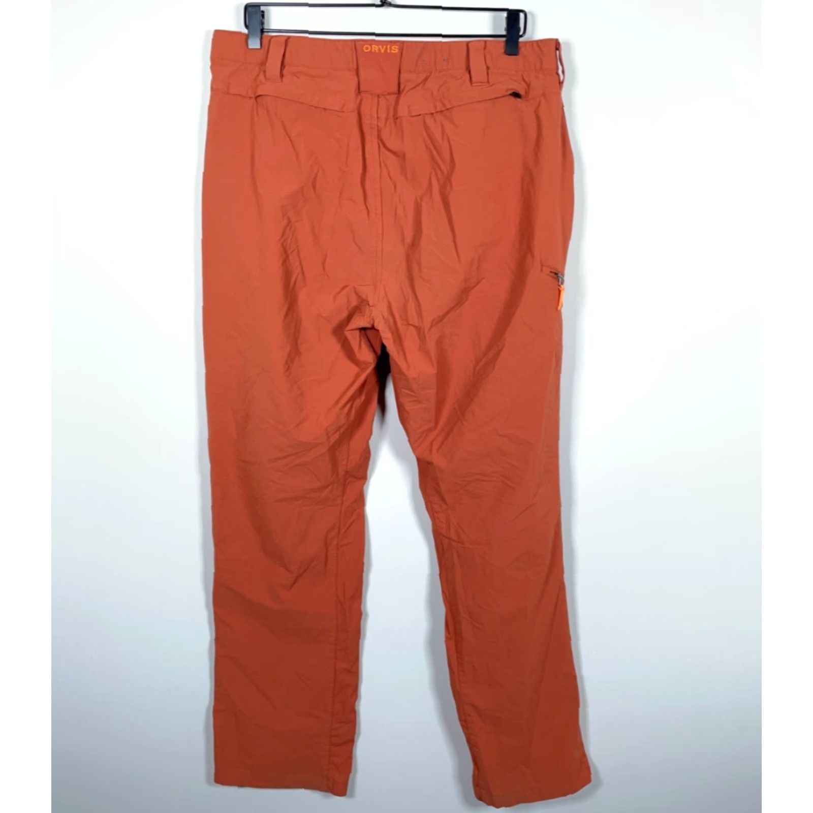Orvis Orvis Pants Men 38 x 31 Nylon Spandex Burnt Orange Chino Outdoor Lightweight Stretch Straight Converse?. Size US 38 / EU 54 - 2 Thumbnail