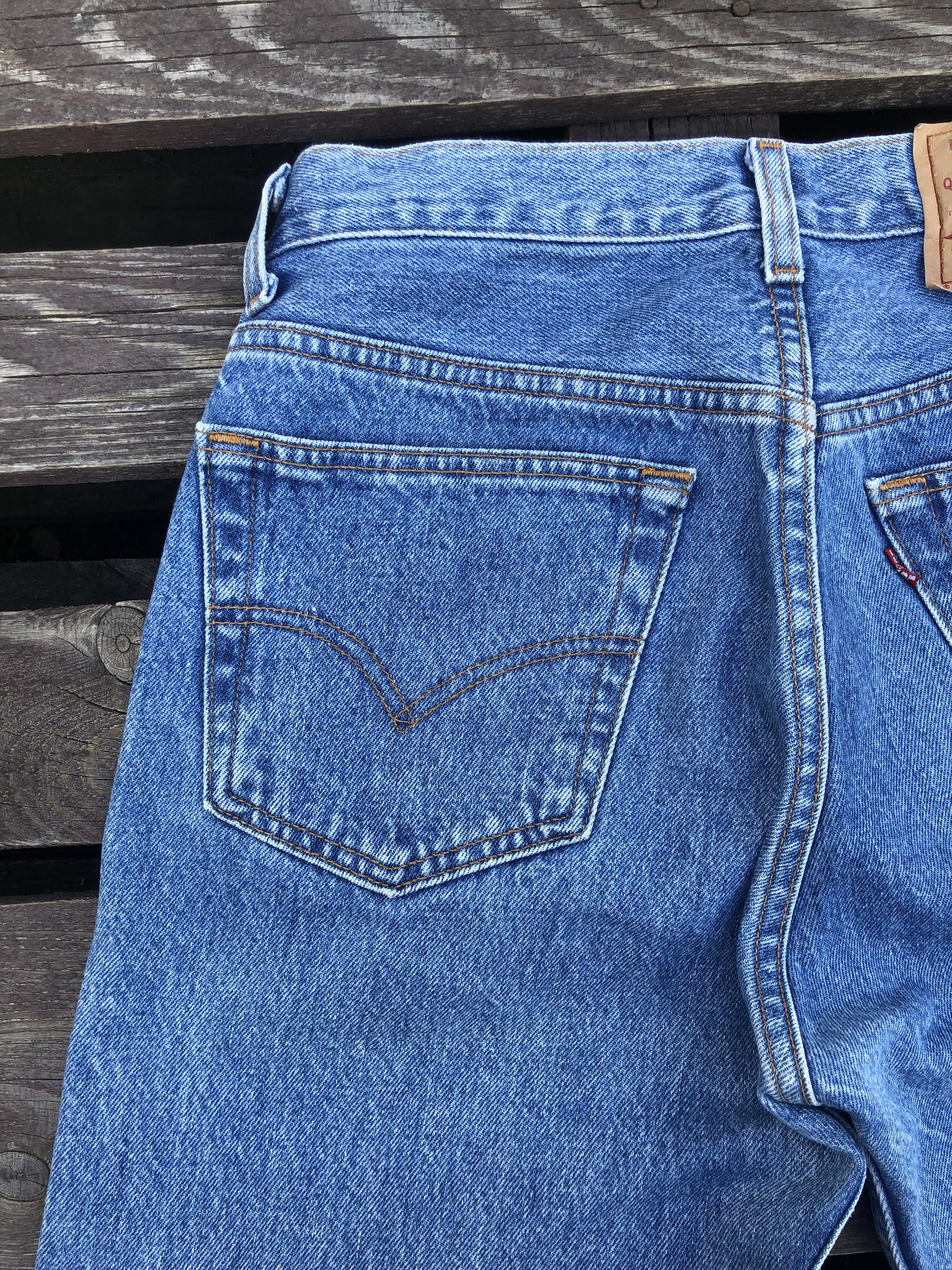 Levi's Levis 501 Vintage Denim Jeans Made in USA Size W31 L34 Size US 31 - 3 Thumbnail