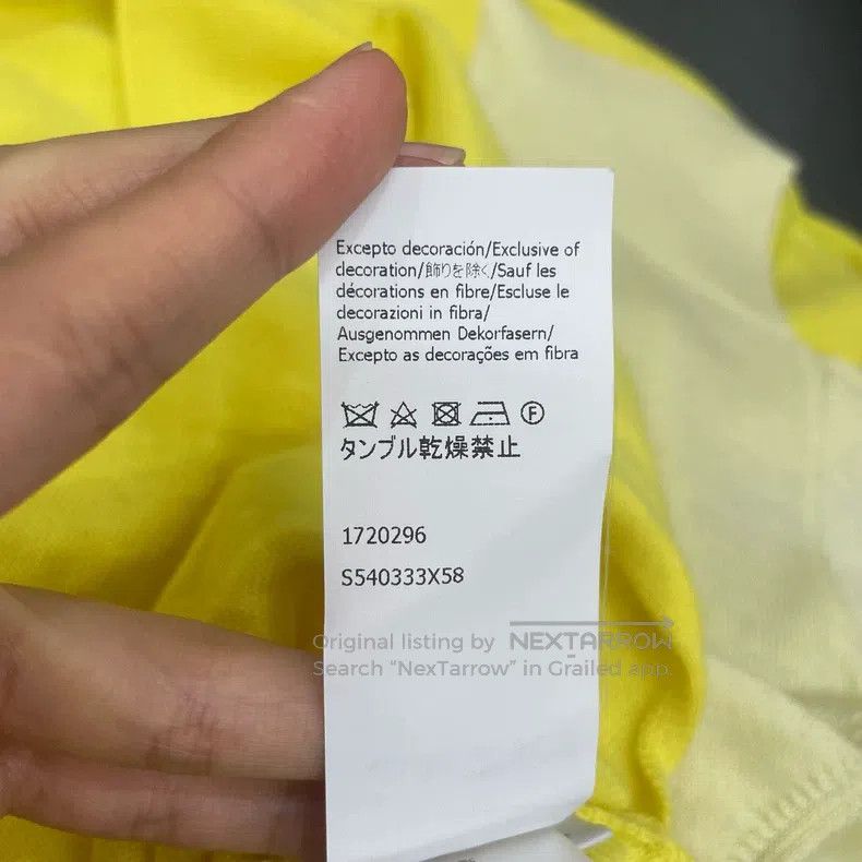 Loewe Loewe Yellow Logo Embroidered Patchwork Wool Shawl Collar Size L / US 10 / IT 46 - 5 Thumbnail