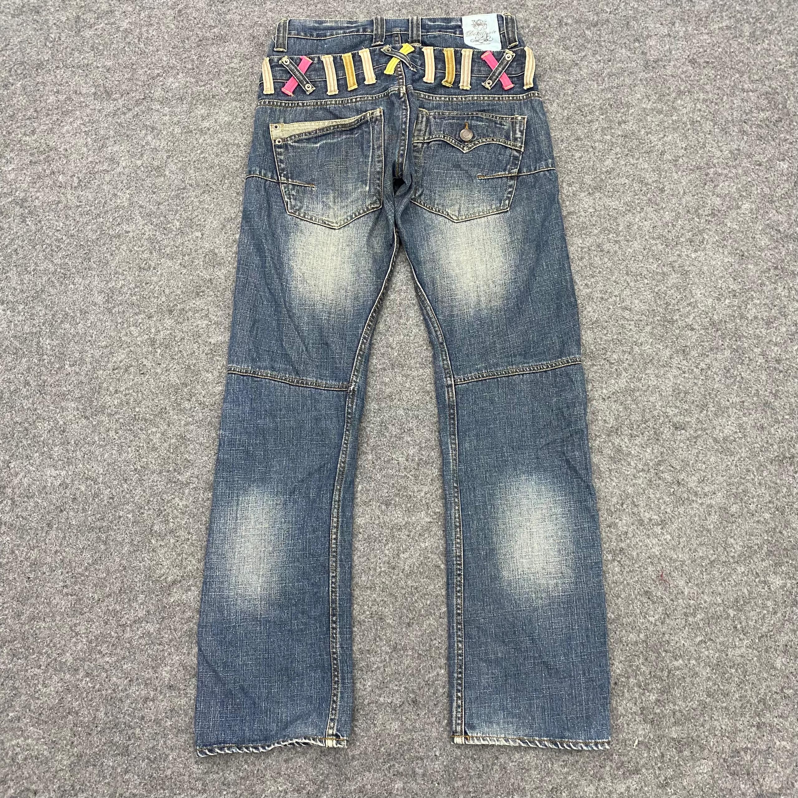 Le Grande Bleu (L.G.B.) 💥Best Offer💥Vintage Dominate Double Waist Denim Size US 30 / EU 46 - 3 Thumbnail