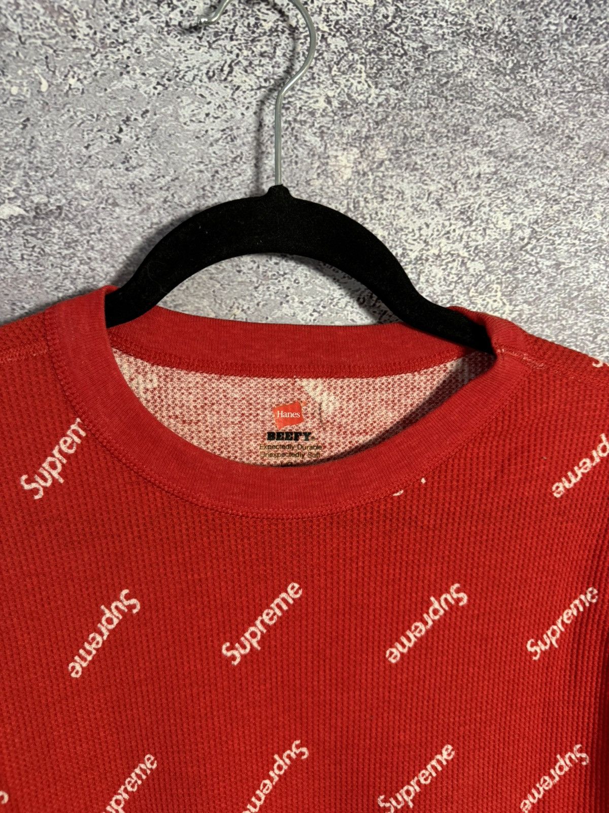 Hanes × Supreme × Vintage Supreme Hanes Monogram Longsleeve Streetweat y2k M size Size US M / EU 48-50 / 2 - 8 Thumbnail