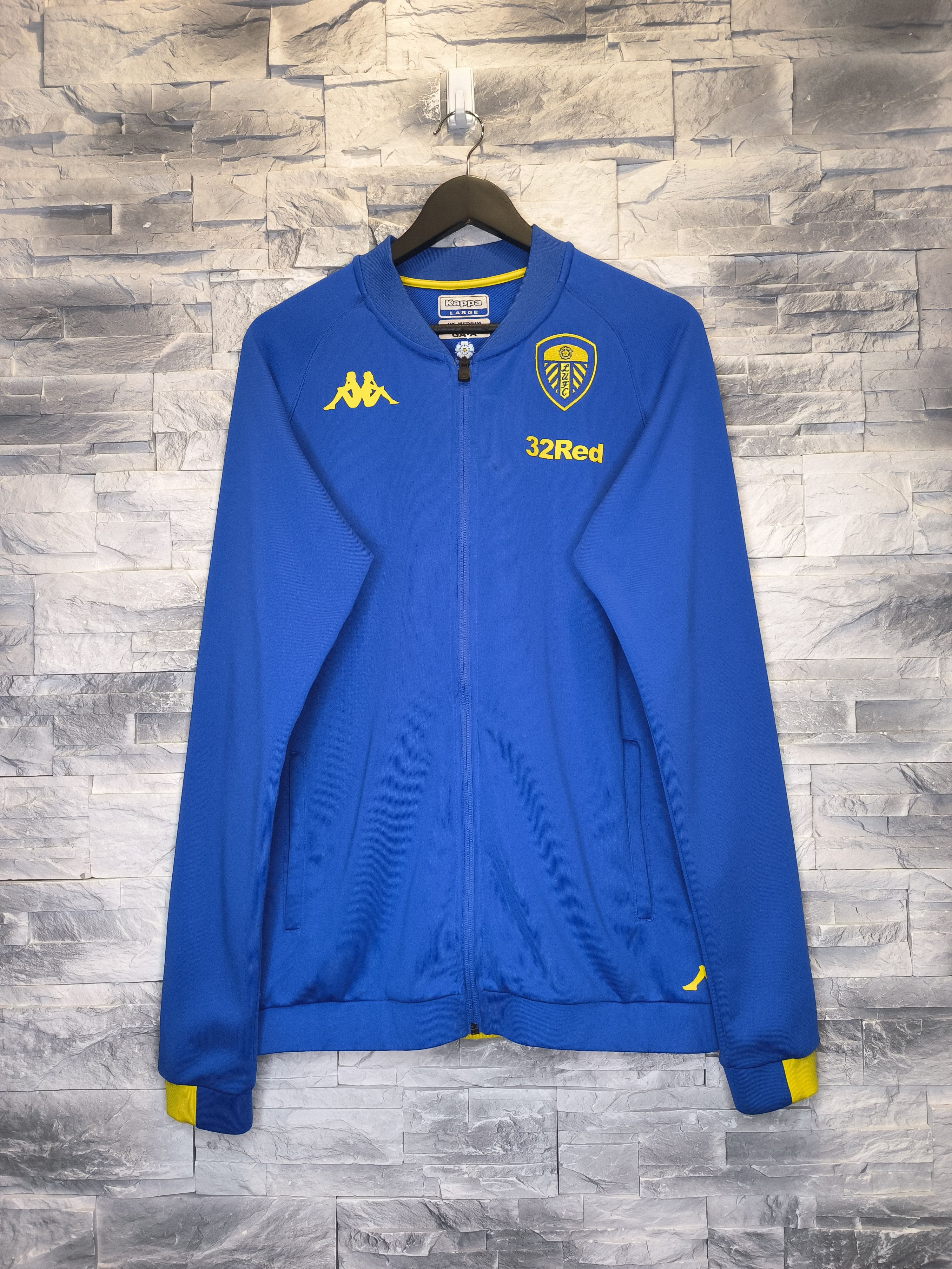 Kappa Kappa Leeds United Jacket Training Logo Football Zip Size US M / EU 48-50 / 2 - 1 Thumbnail