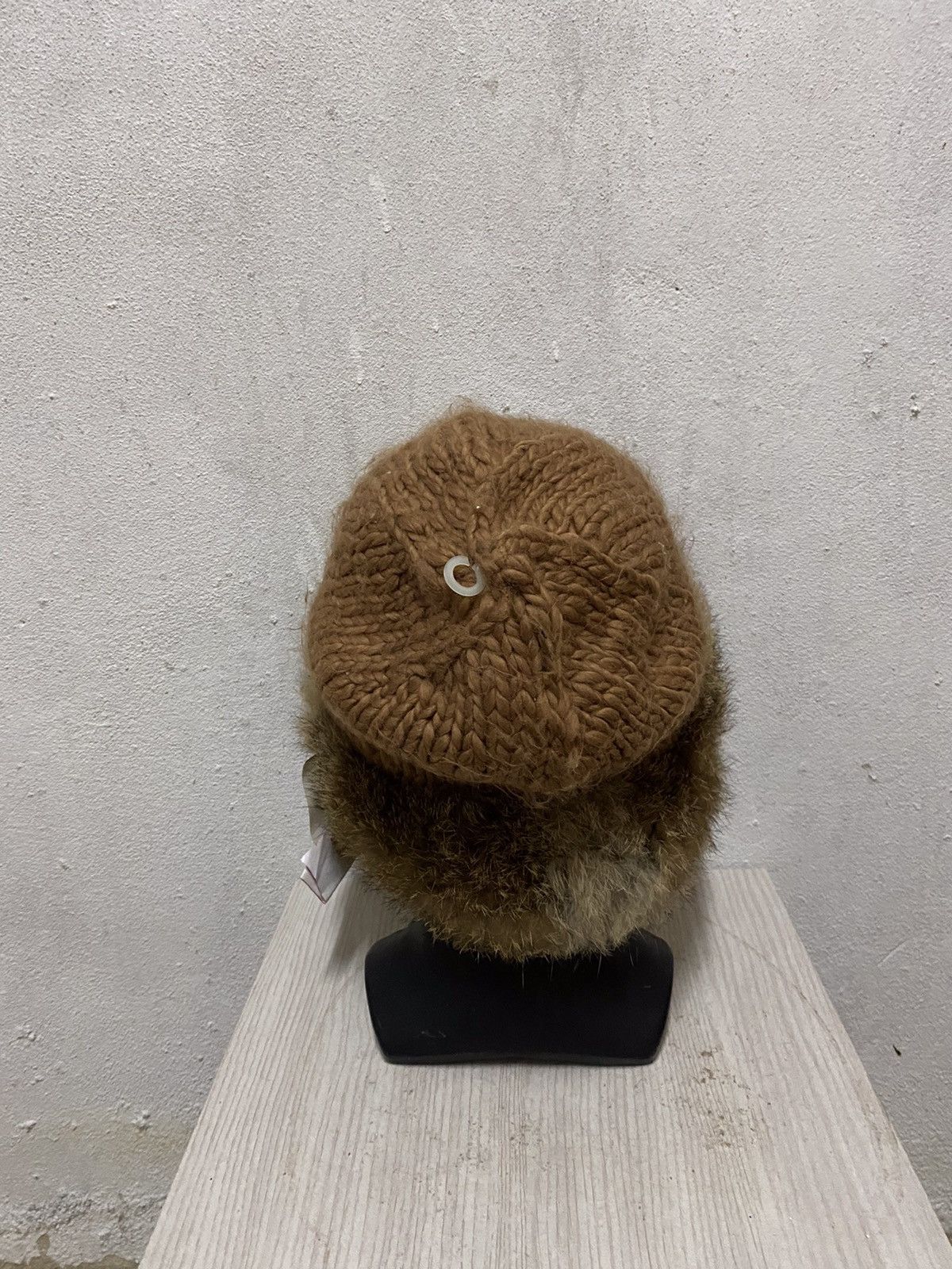 Japanese Brand Fur Crochet Beanie Hat Hats