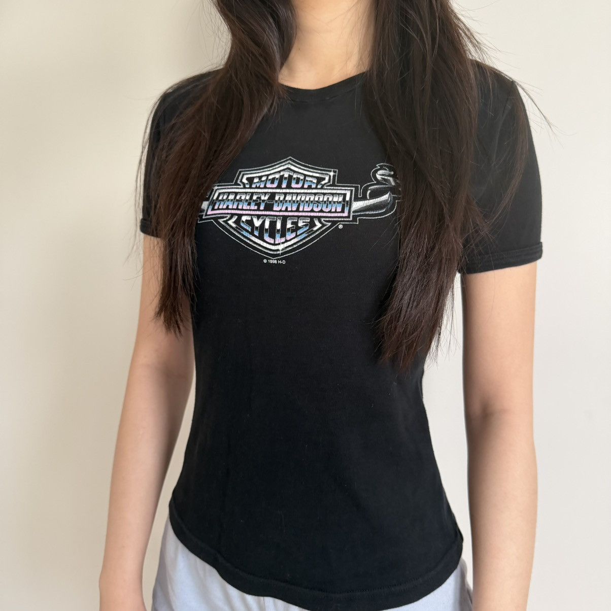 Harley Davidson Vintage Harley Davidson Mini/Baby Tee Size ONE SIZE - 1 Thumbnail