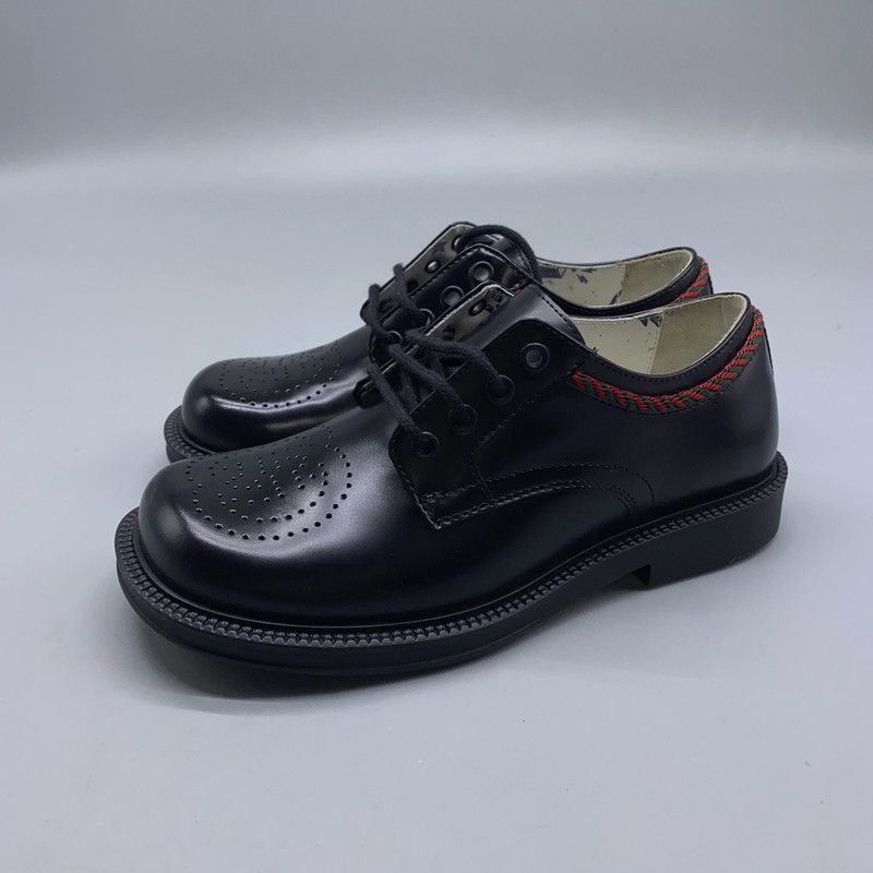 Gucci Gucci Perforated Logo Black Children's Casual Shoes Size US 11 / EU 44 - 1 Thumbnail