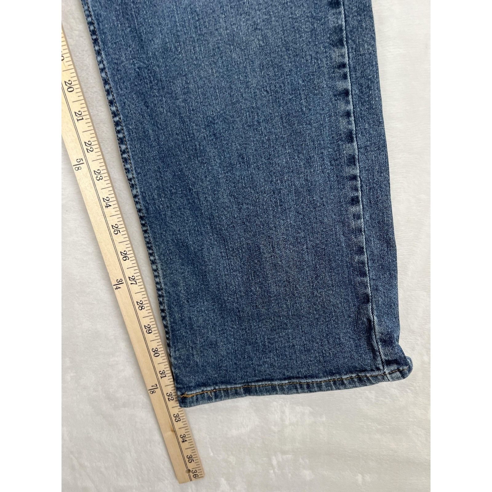 Levi's Levis 559 Jeans Mens 40x32 Blue Denim Relaxed Straight Leg D Size US 40 / EU 56 - 3 Thumbnail
