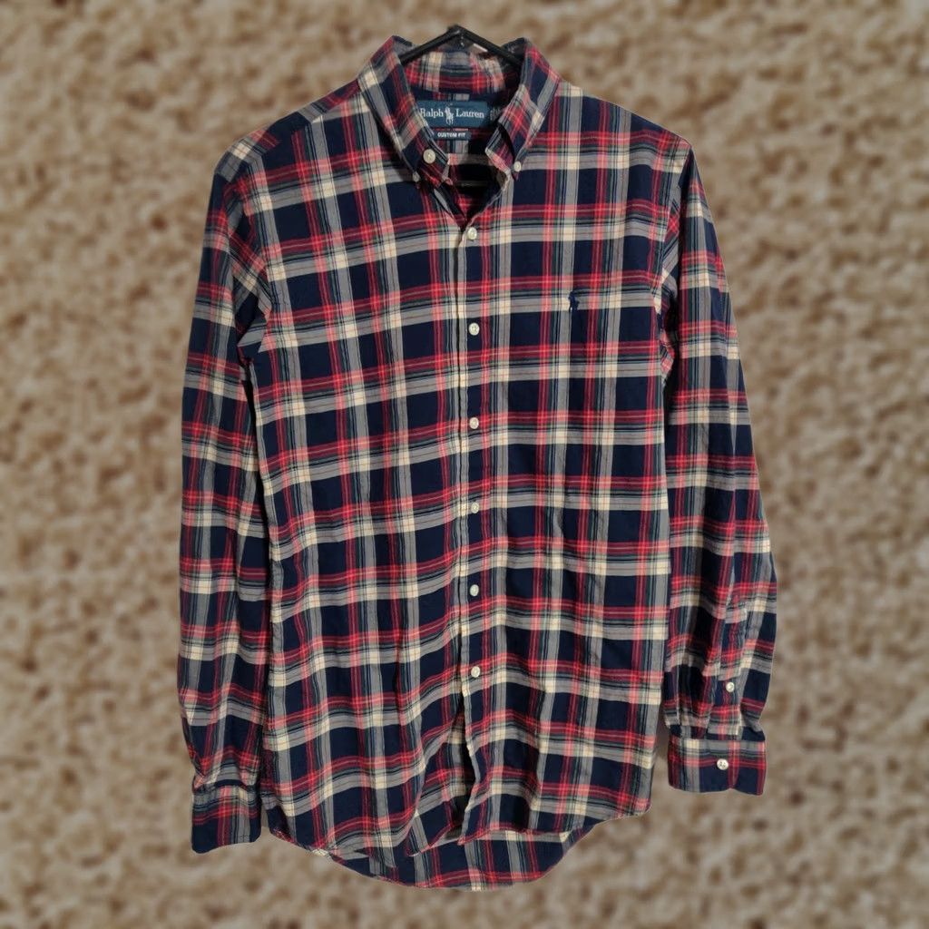Polo Ralph Lauren Polo Ralph Lauren Shirt Men's S Multi-Color Plaid Button Up Casual Custom Fit Size US S / EU 44-46 / 1 - 1 Thumbnail