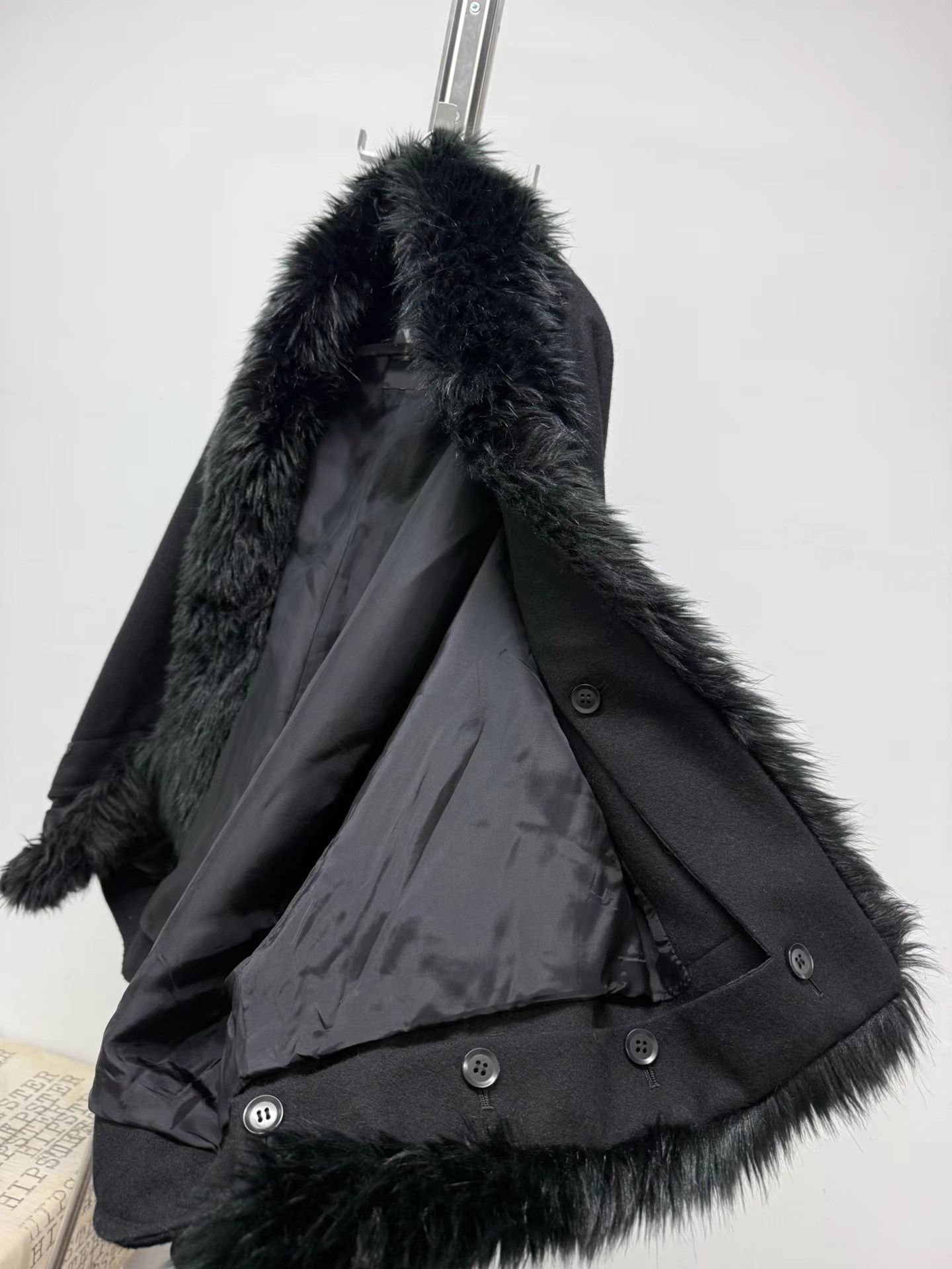 Yohji Yamamoto yohji yamamoto y's Fur Collar Cape Coat K20 Size US M / EU 48-50 / 2 - 5 Thumbnail