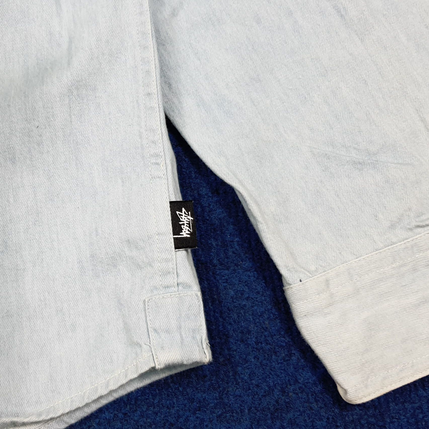 Stussy Vintage Stussy Custom Logo Button Up Shirt C285N36 Size US XL / EU 56 / 4 - 5 Thumbnail