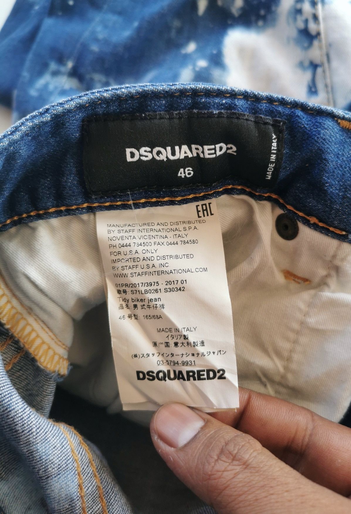Dsquared2 Dsquared2 Bleach Tidy Biker Jeans Size US 32 / EU 48 - 8 Thumbnail