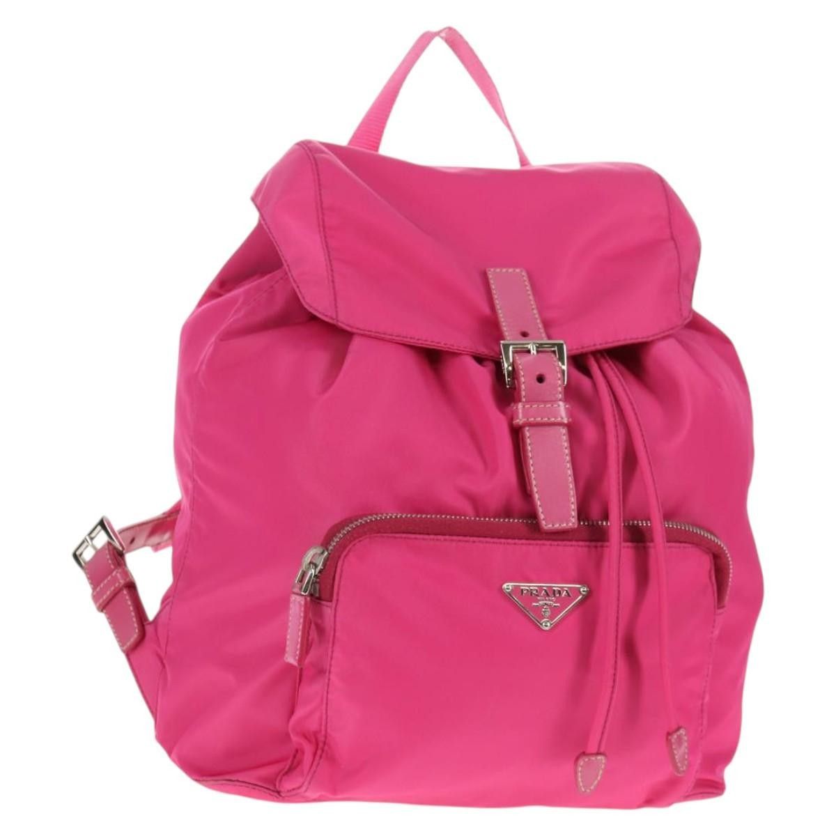 Prada Prada Front Pocket Backpack Tessuto Size ONE SIZE - 1 Thumbnail