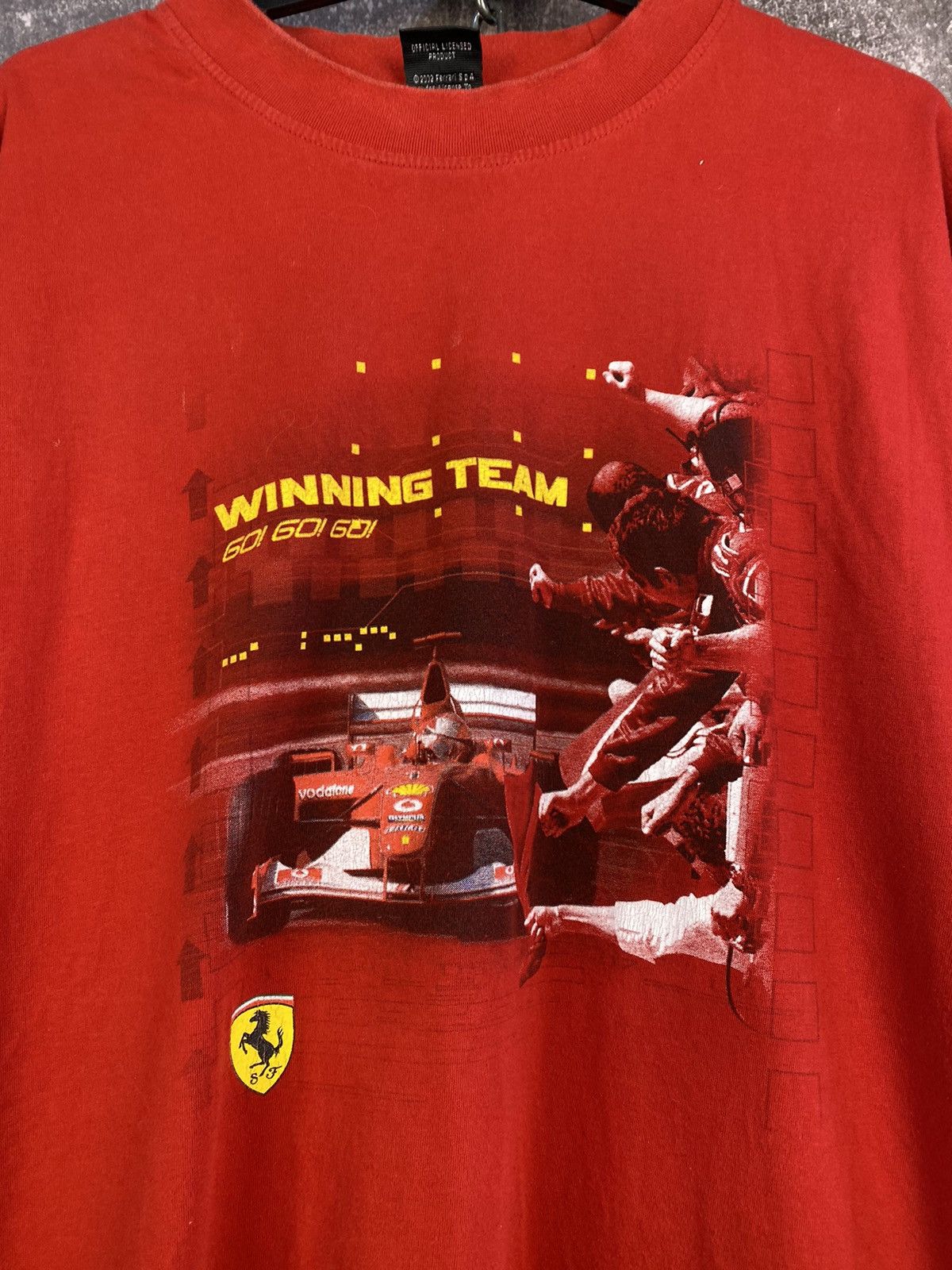 Band Tees × Ferrari × Vintage Vintage Ferrari t-shirt 2002 F1 world champion streetwear Size US XL / EU 56 / 4 - 3 Thumbnail