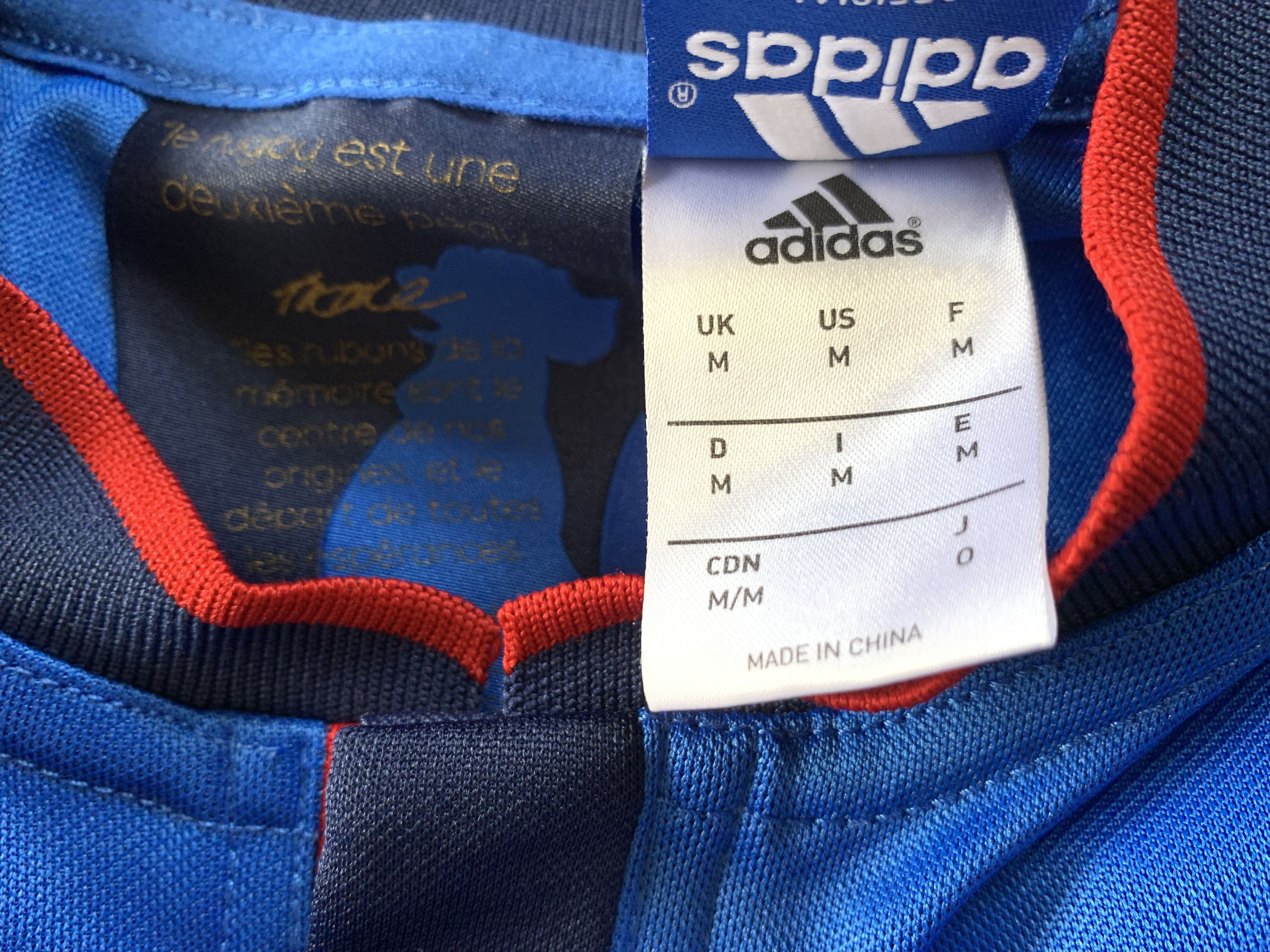 Adidas × Vintage Adidas France FFR Rugby 2015 World Cup Home Jersey Size US M / EU 48-50 / 2 - 6 Thumbnail