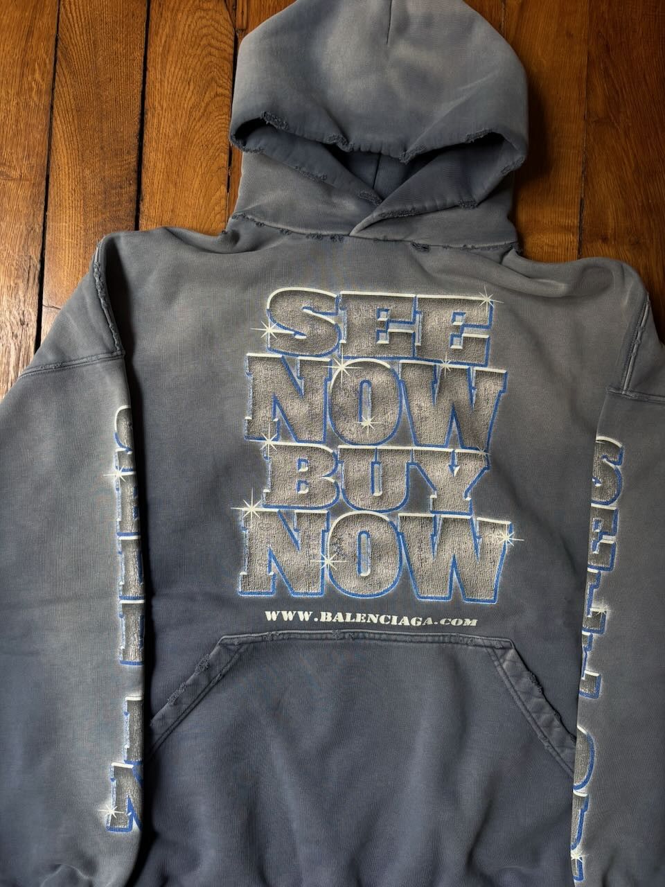 Balenciaga See now buy now hoodie Size US S / EU 44-46 / 1 - 2 Thumbnail