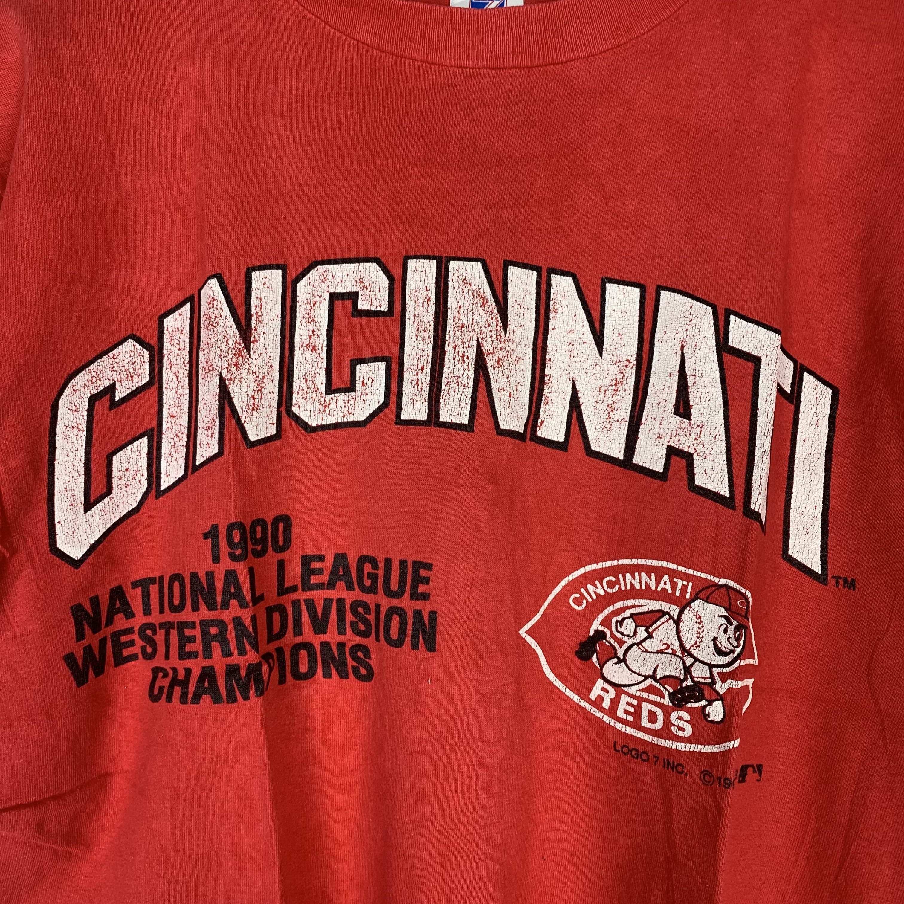 Logo 7 Vintage MLB Cincinnati Reds Logo7 Tshirt Size US M / EU 48-50 / 2 - 3 Thumbnail