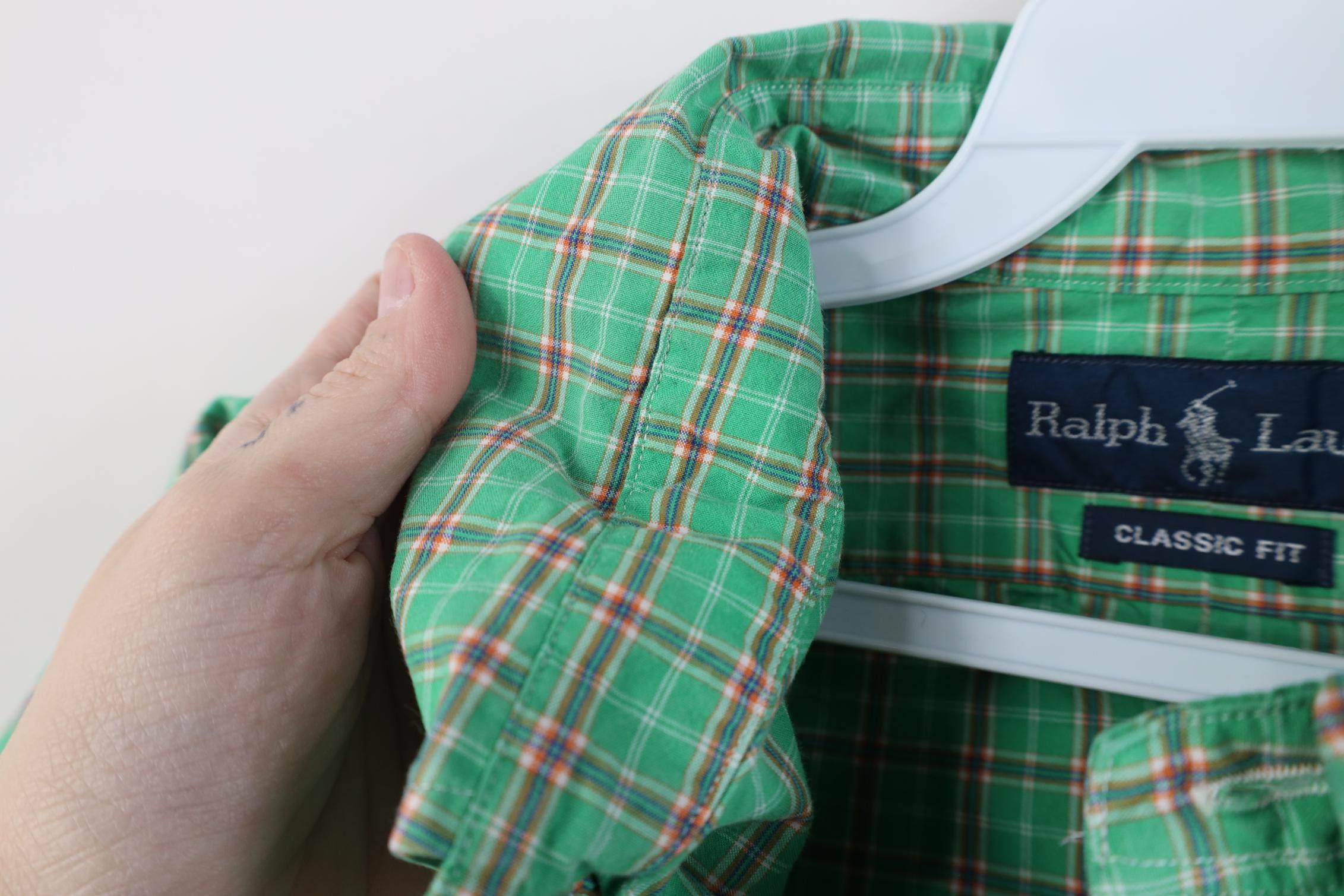 Polo Ralph Lauren Vintage 90s Ralph Lauren Collared Button Down Shirt Plaid Size US XL / EU 56 / 4 - 6 Thumbnail