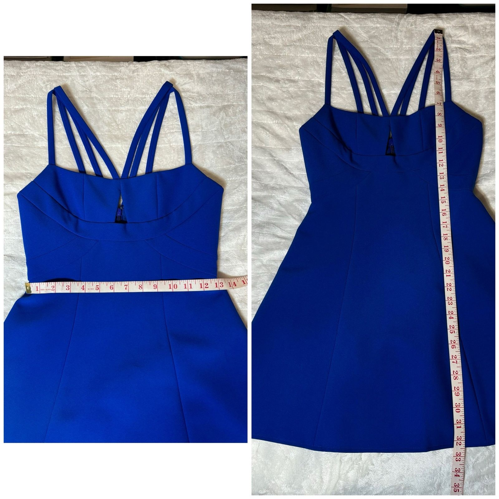 Bcbgmaxazria BCBG Maxazria Strappy Sleeveless Fit Flare Mini Dress Sze 2 Size XS / US 0-2 / IT 36-38 - 7 Thumbnail