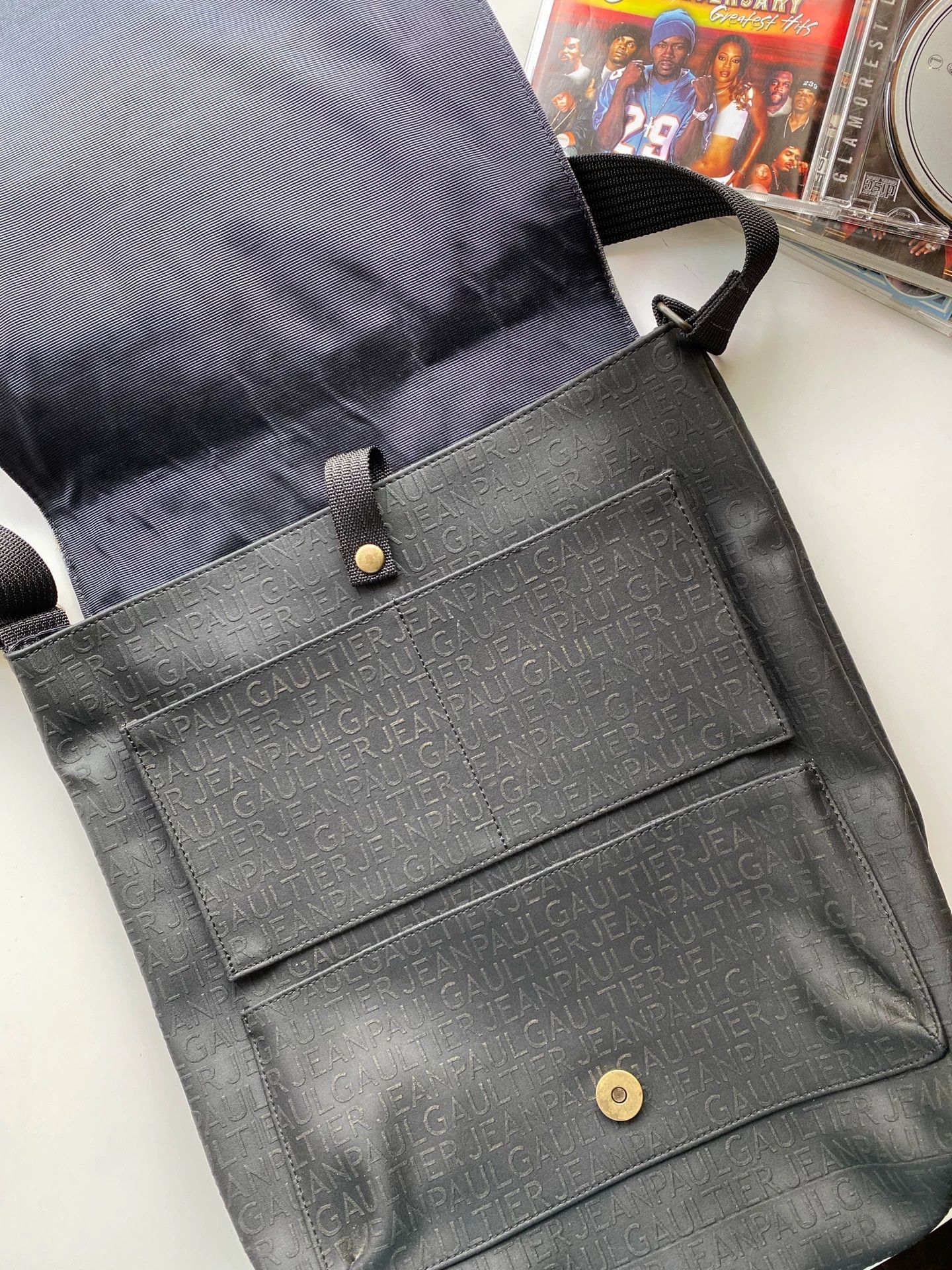 Jean Paul Gaultier Jean Paul Gaultier Middle ancient alphabet messenger bag Size ONE SIZE - 1 Thumbnail