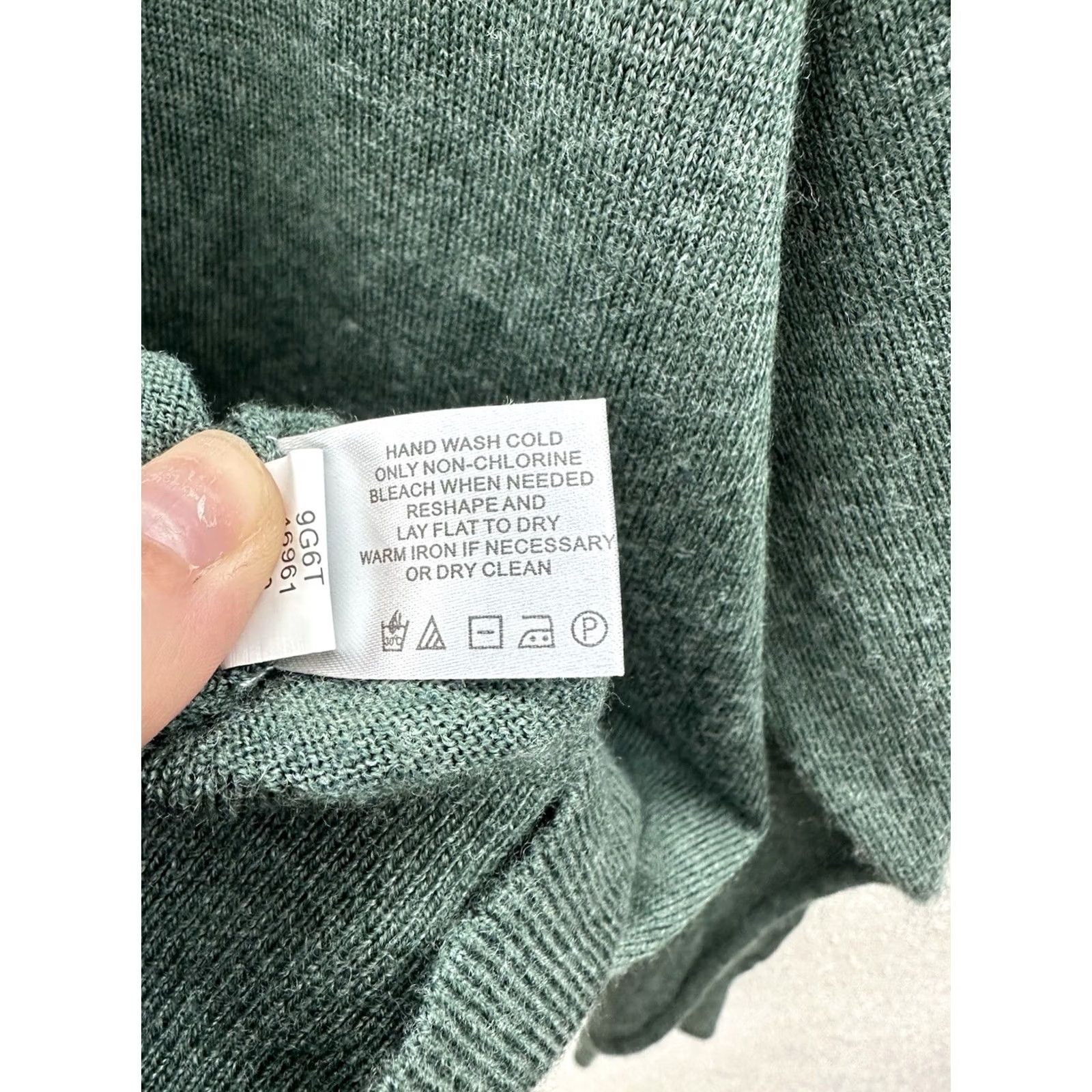 Orvis Orvis Mens Sweater 1/4 Zip Green Merino Wool Long Sleeve 2XL Regular Knit Pullover Classic Casual Winter Fall Summer Spring Weather Size US XXL / EU 58 / 5 - 7 Thumbnail