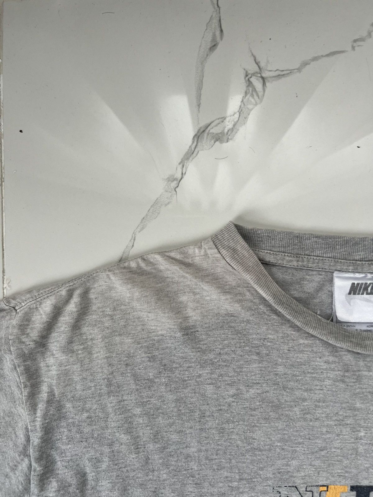 Nike × Vintage 90's NIKE TENNIS SWOOSH LOGO Y2K RARE SUNFADED Y2K TEE RETRO Size US M / EU 48-50 / 2 - 4 Thumbnail