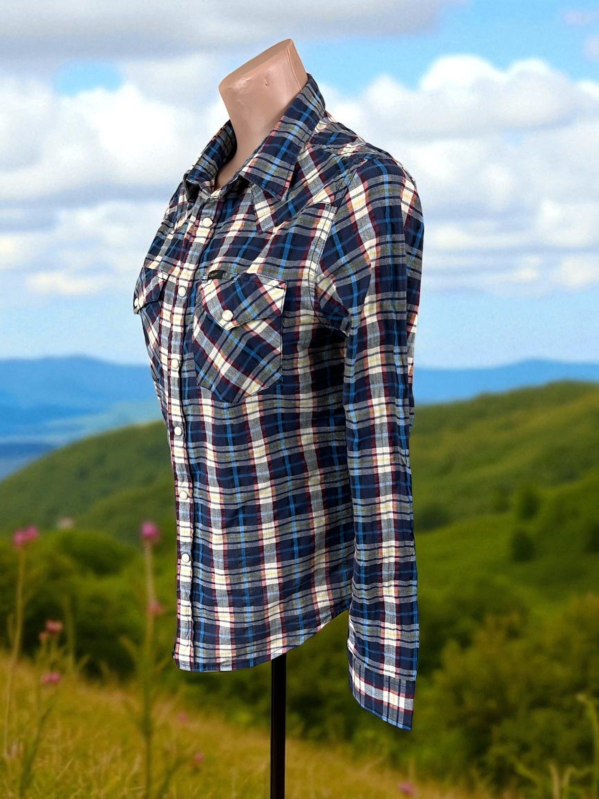 Lee Lee Kansas shirt size S checked long sleeve Size S / US 4 / IT 40 - 5 Thumbnail