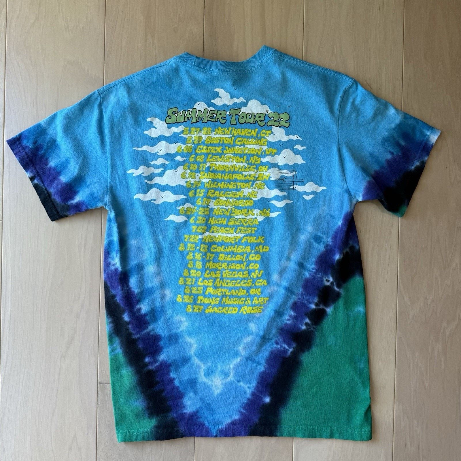 Liquid Blue Goose Summer Tour Shirt Medium Multicolor Tie Dye Rock Band Size US M / EU 48-50 / 2 - 6 Thumbnail
