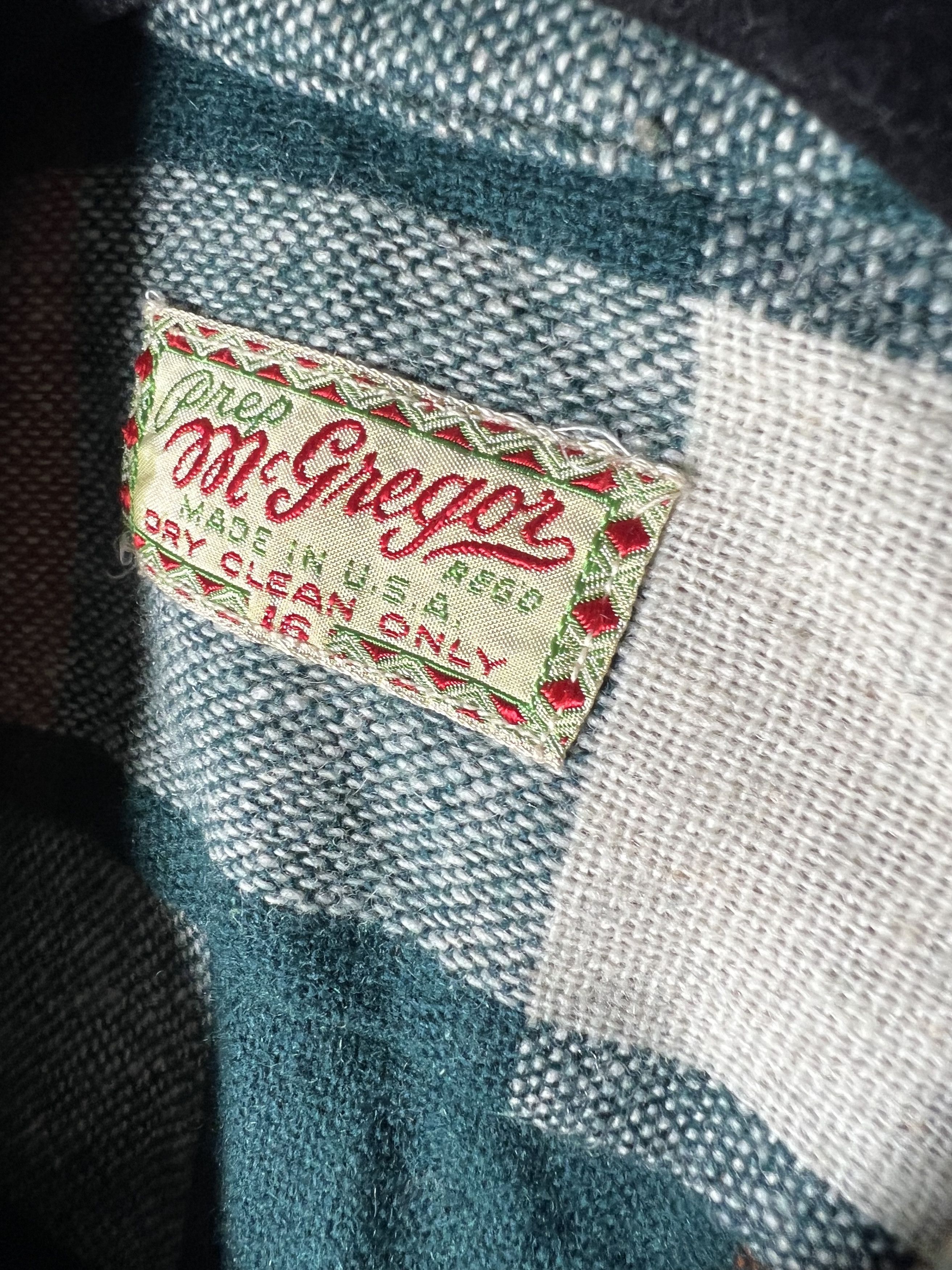 Vintage Vintage 40's-50's Prep McGregor Long Sleeve Button Up Shirt Size US S / EU 44-46 / 1 - 6 Thumbnail