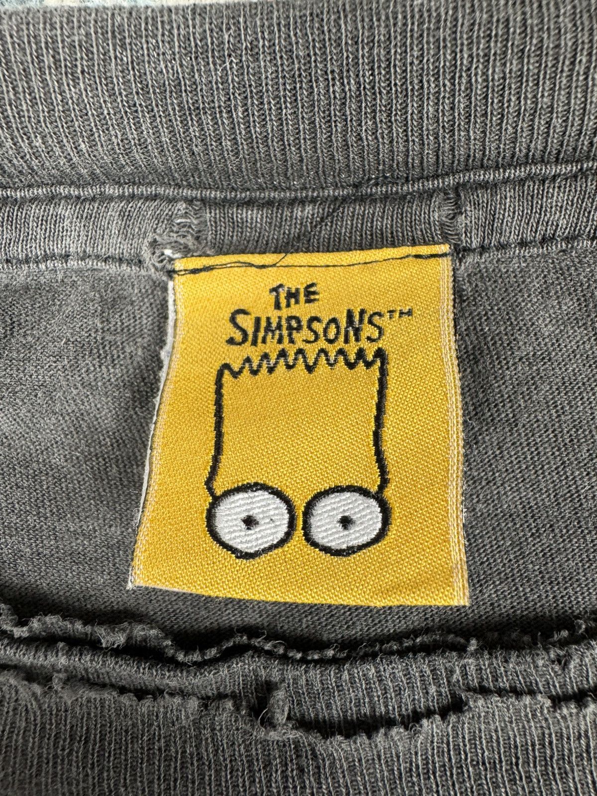 Vintage Vintage 90s The Simpsons agents graphic tee distressed faded Size US XL / EU 56 / 4 - 8 Thumbnail