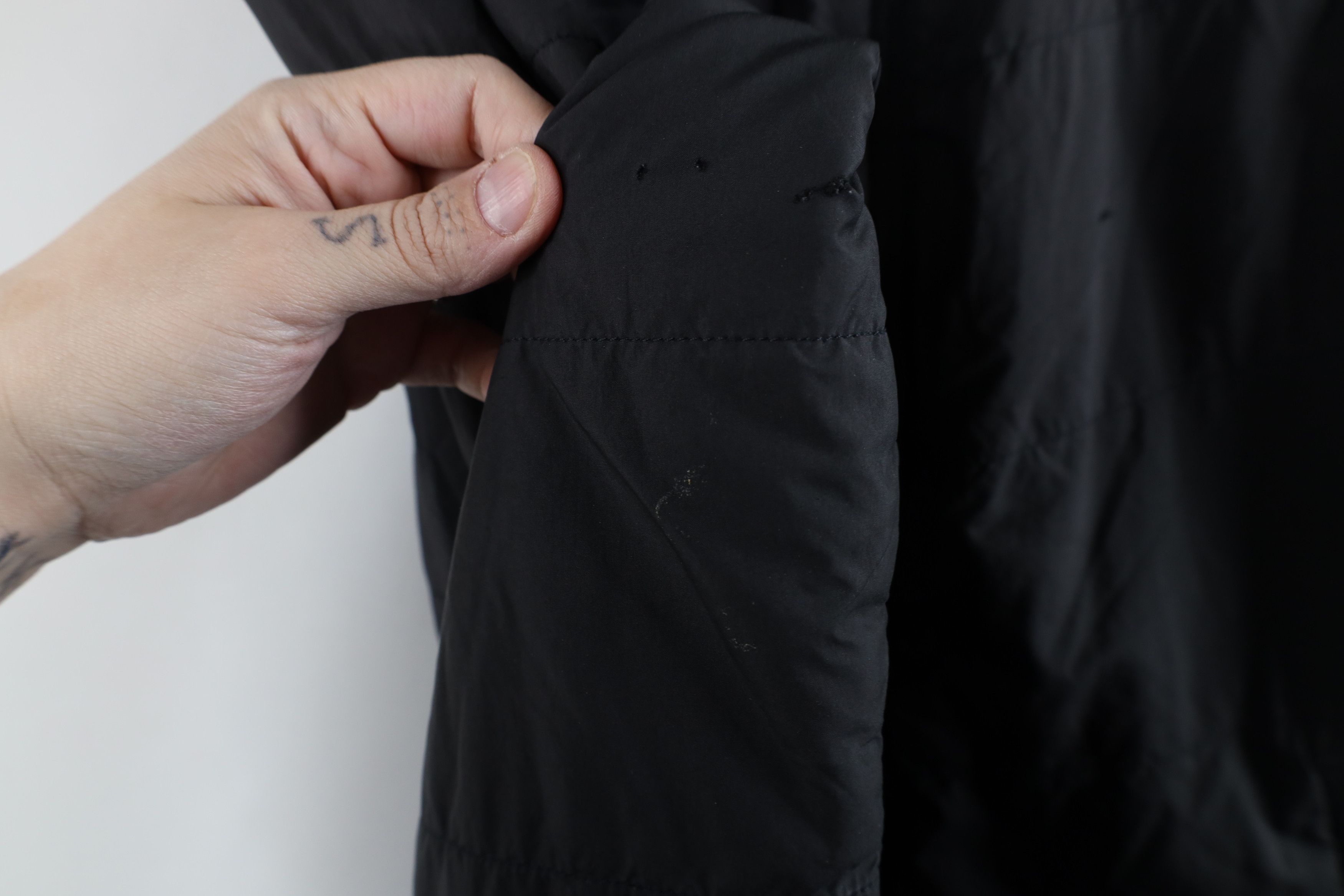 The North Face × Vintage The North Face Spell Out Micro Puffer Full Zip Jacket Size US M / EU 48-50 / 2 - 9 Thumbnail