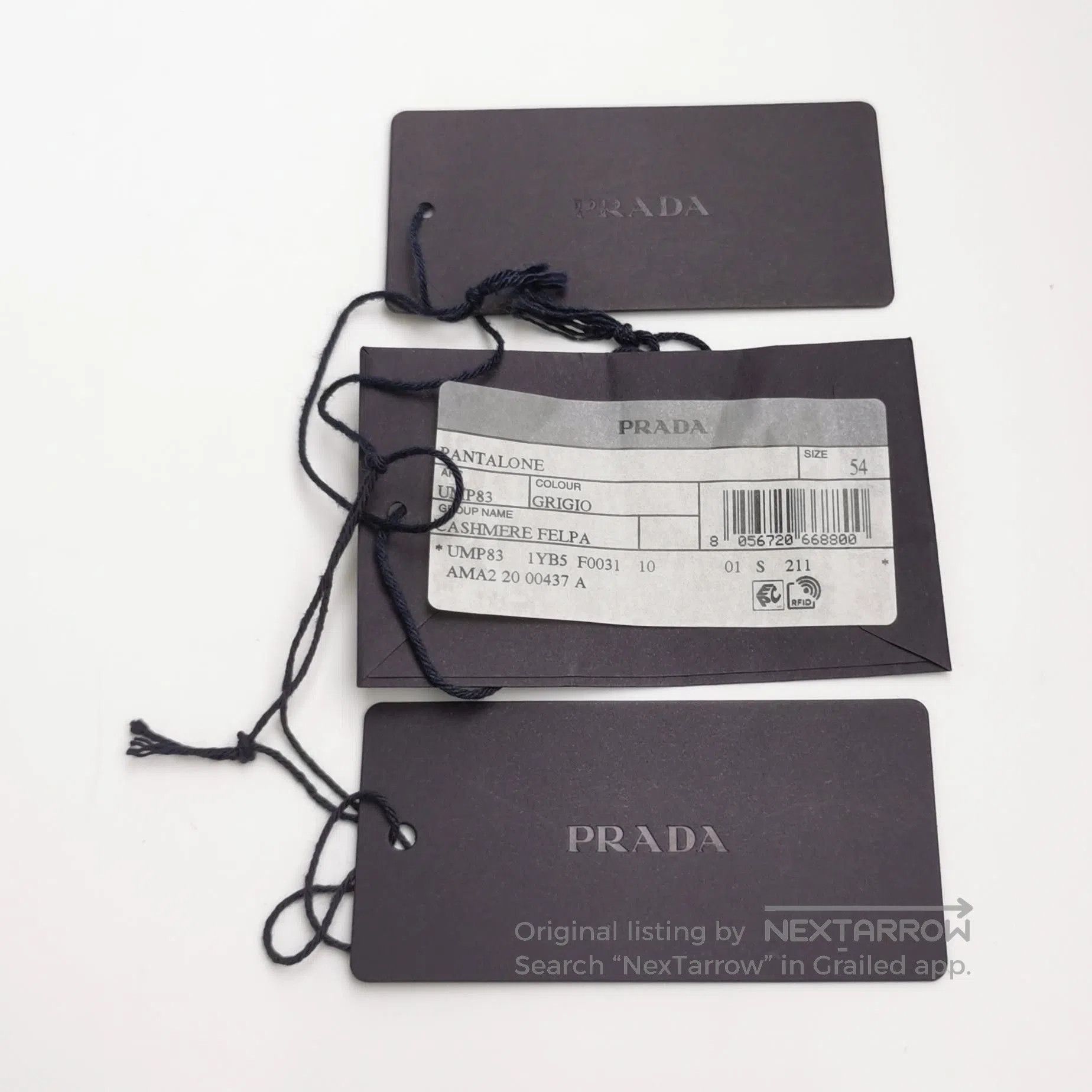 Prada Prada XS Cashmere Blend Solid Color Pants. Size US 36 / EU 52 - 1 Thumbnail