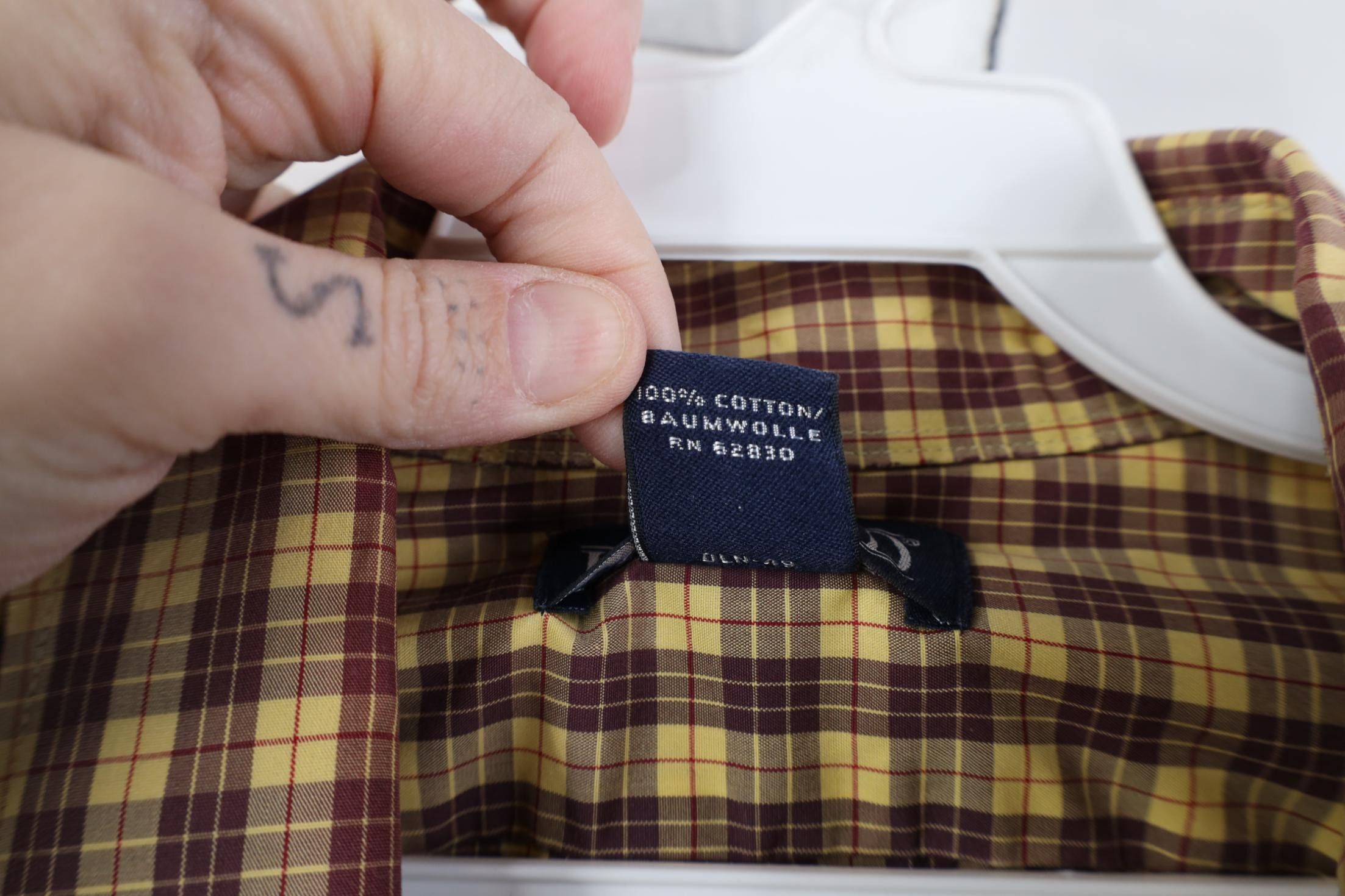 Lands' End Vintage 90s Lands End Collared Button Down Shirt Plaid Size US XL / EU 56 / 4 - 8 Thumbnail