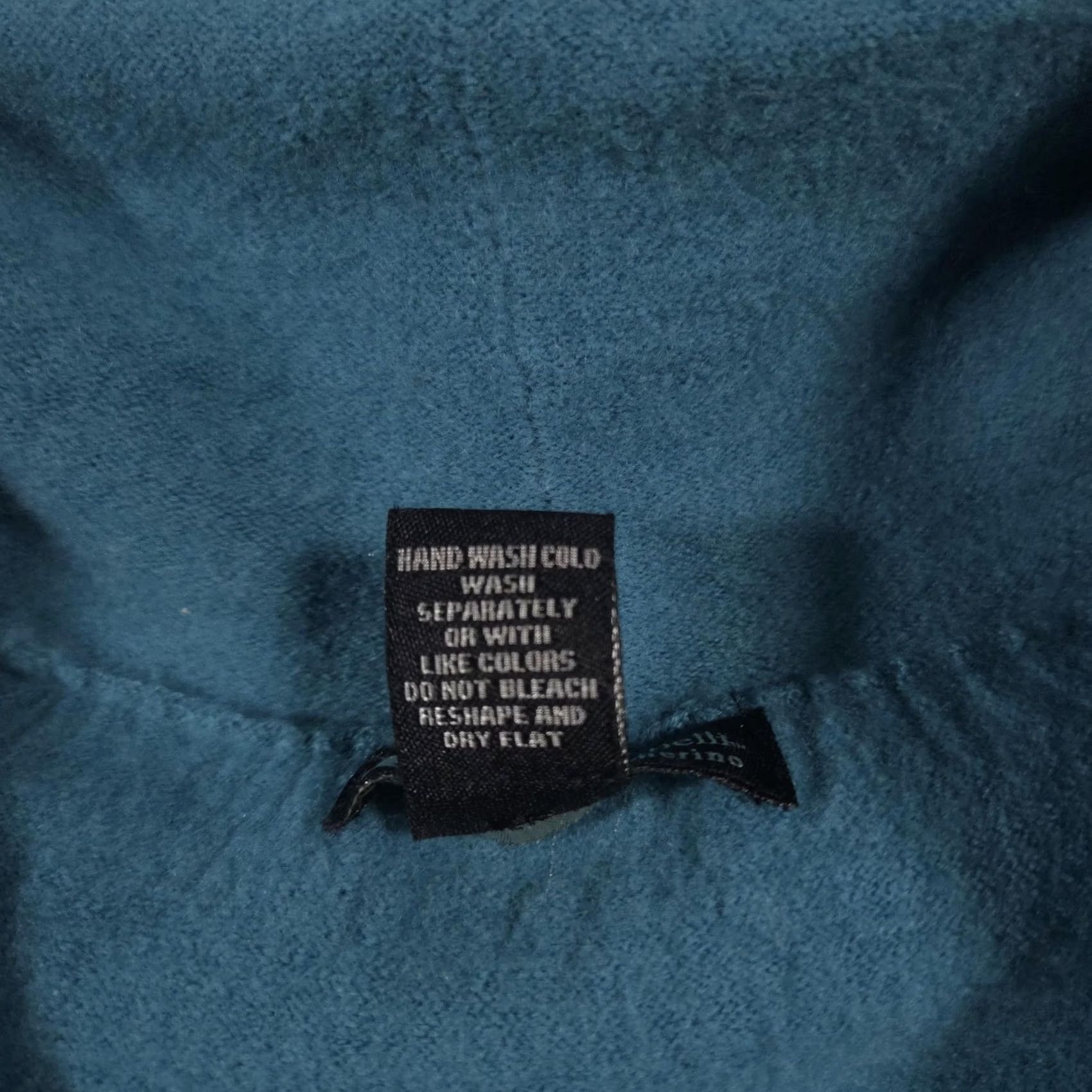 Altea VINTAGE Valerie Bertinelli Sweater Womens Medium Teal Merino Wool Shawl Cardigan Size M / US 6-8 / IT 42-44 - 6 Thumbnail
