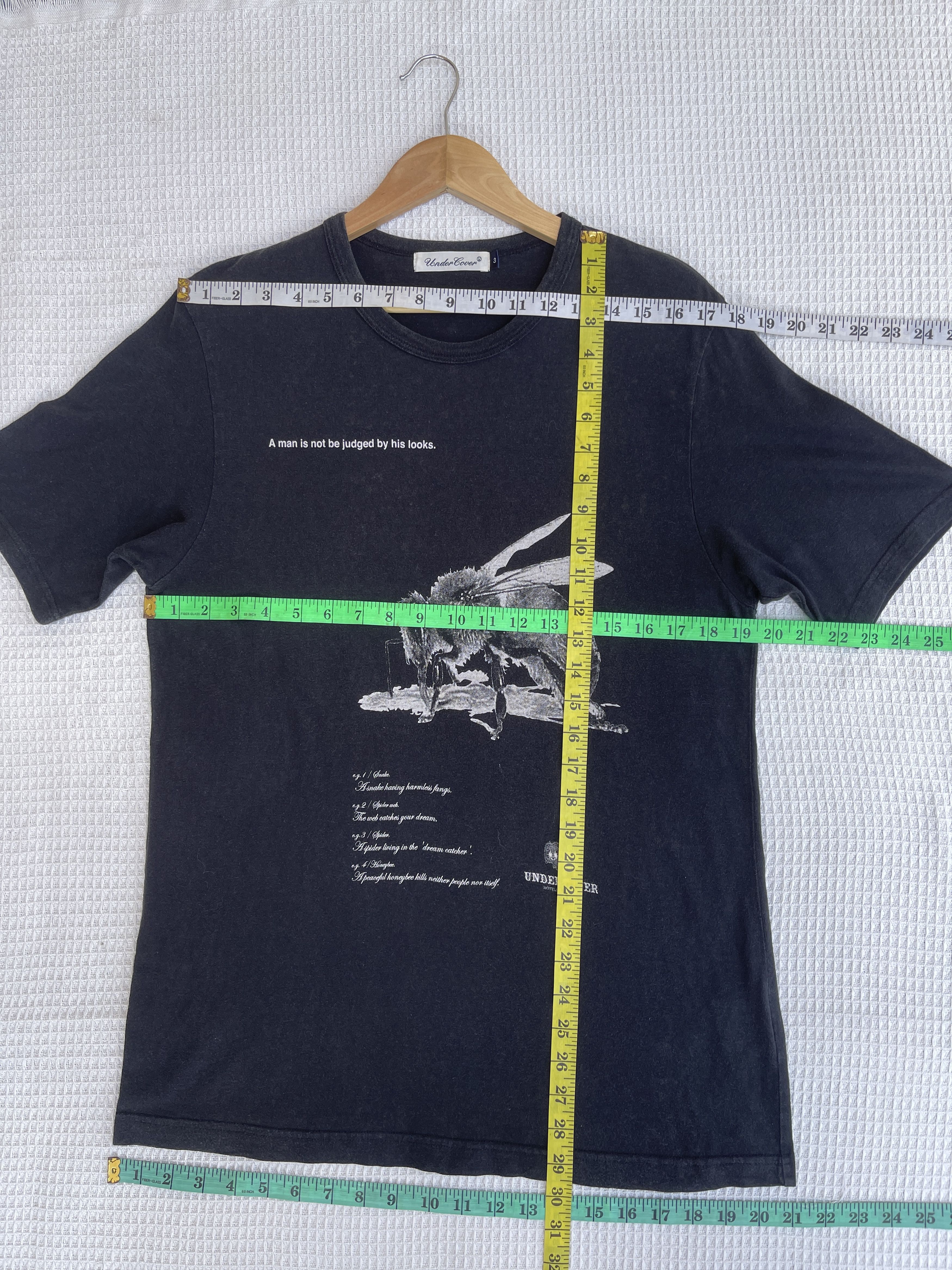 Japanese Brand LastDrop🔥Undercover “A Man is not be judged by his looks”Tee Size US M / EU 48-50 / 2 - 10 Thumbnail
