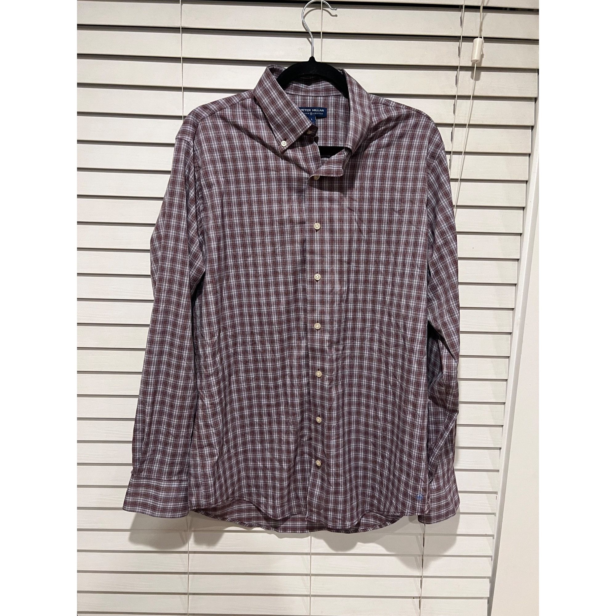 Peter Millar Peter Millar Crown Crafted Long Sleeve Button Up Shirt - Siz Size US L / EU 52-54 / 3 - 1 Thumbnail