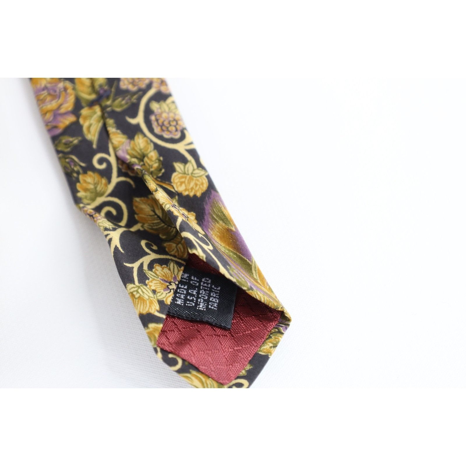 Christian Dior Monsieur Vintage 90s Christian Dior Silk Flower Floral Neck Tie Size ONE SIZE - 4 Thumbnail