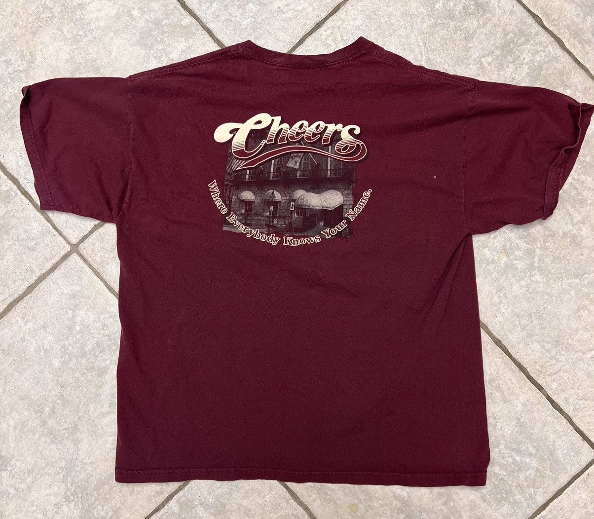 Vintage Cheers Boston Vintage Gildan Tee Size US XL / EU 56 / 4 - 2 Thumbnail